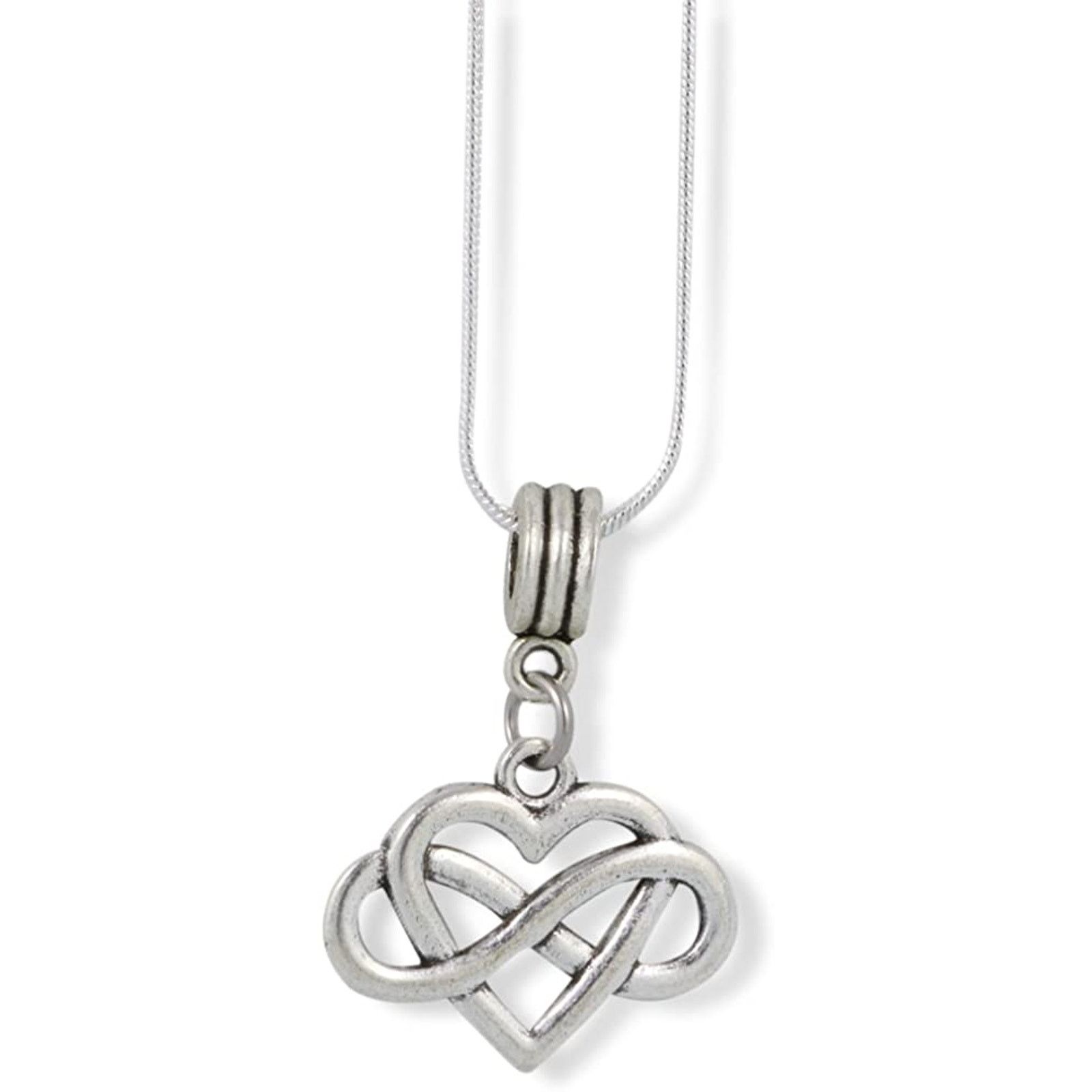 & Other Stories Heart with Infinity Charm Snake Chain Necklace Pendant Size ONE SIZE - 1 Thumbnail