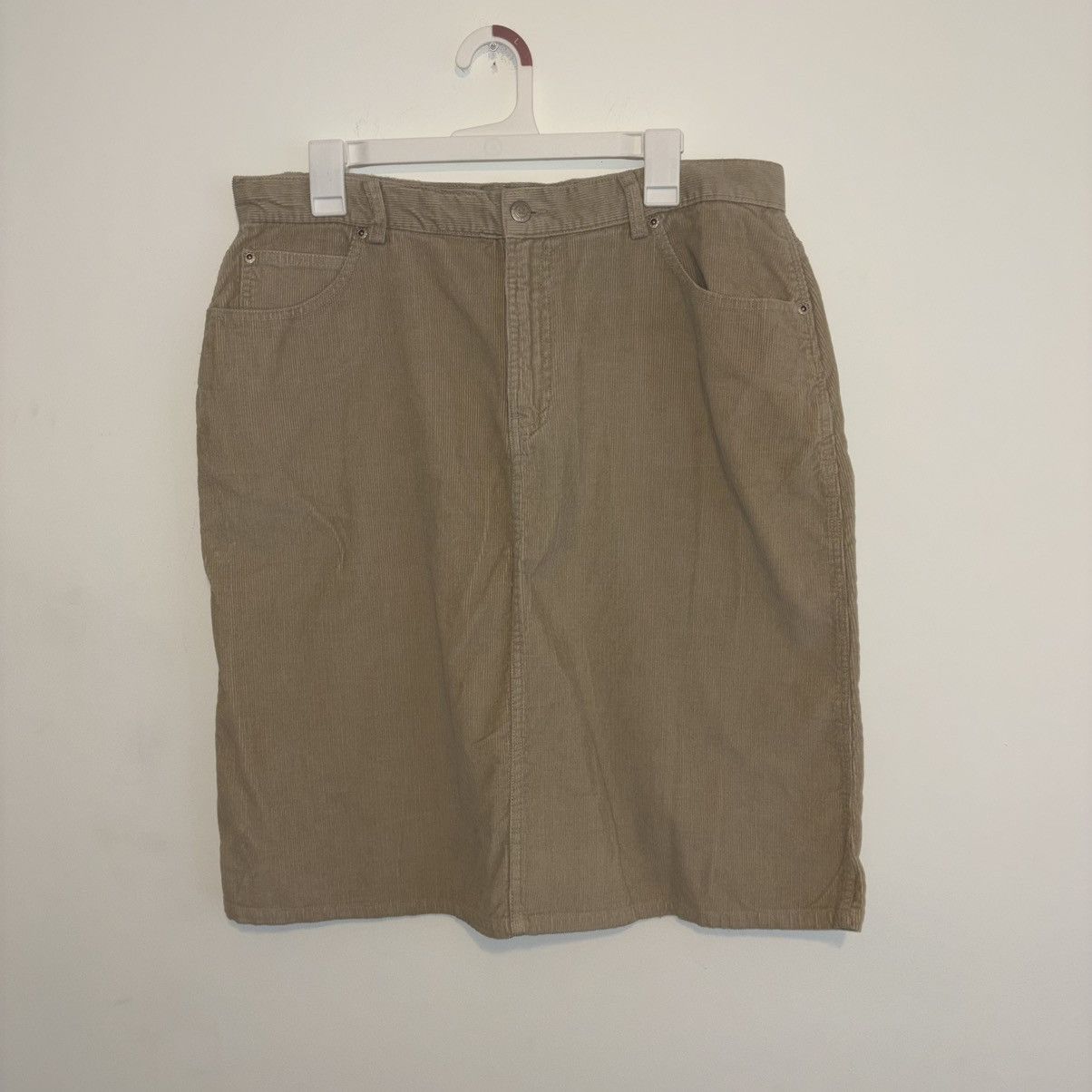 Other NWT Exchange Unlimited Tan Denim Midi Skirt Size 38" / US 16 / IT 52 - 1 Thumbnail