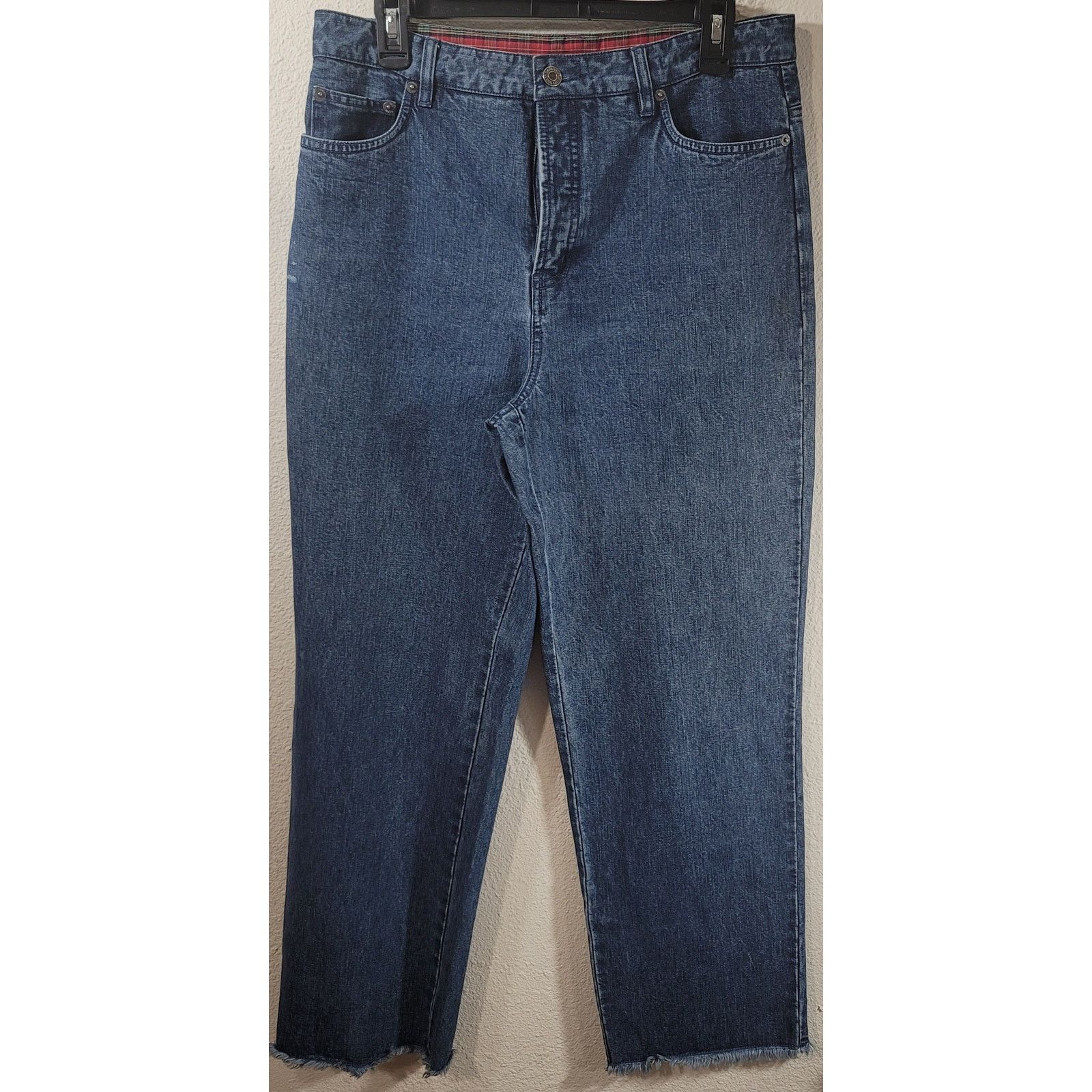 Other Cambridge Dry Goods Blue Button Fly Jeans 10 Straight Leg Size 32" / US 10 / IT 46 - 1 Thumbnail