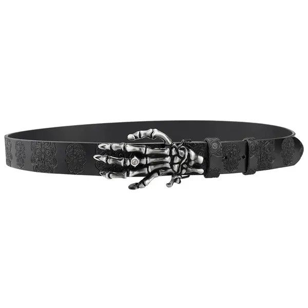 VIBE #23 Skull Leather Embossed Size ONE SIZE - 2 Thumbnail