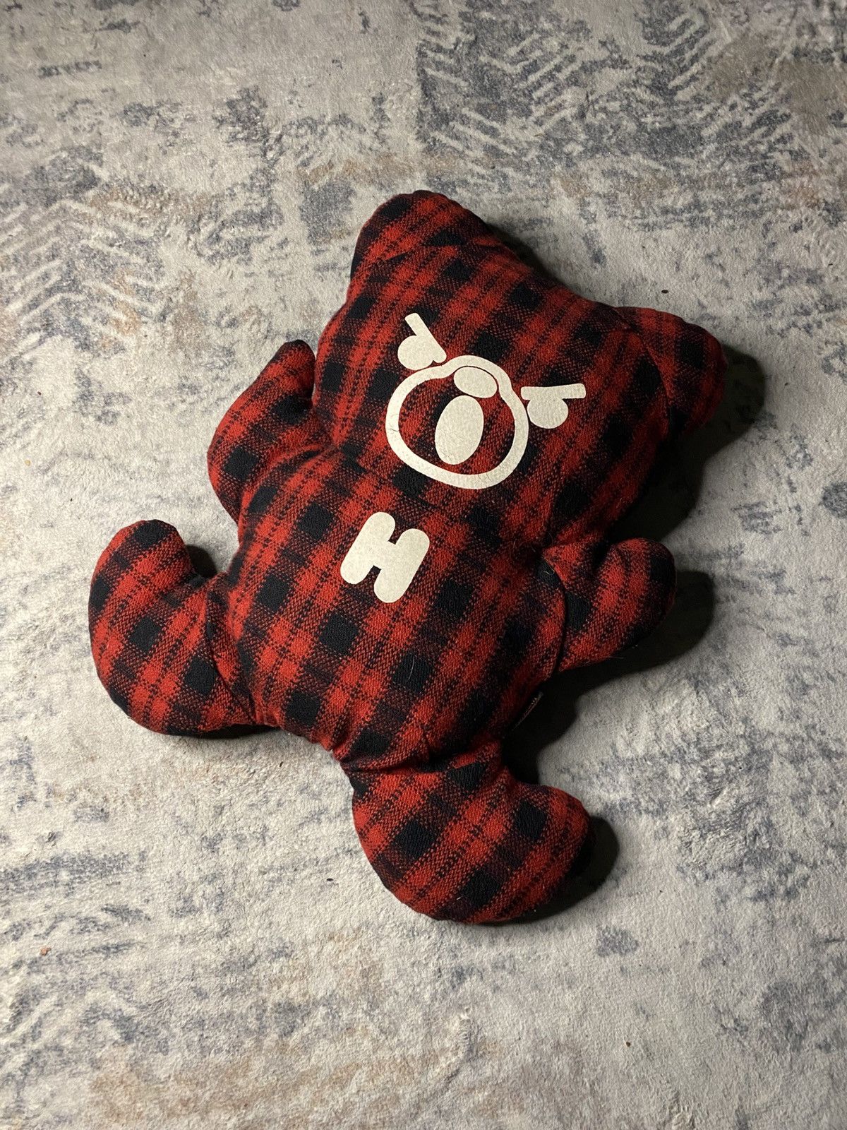 !Final Drop! Hysteric Glamour Bear Plaid Red Pillow