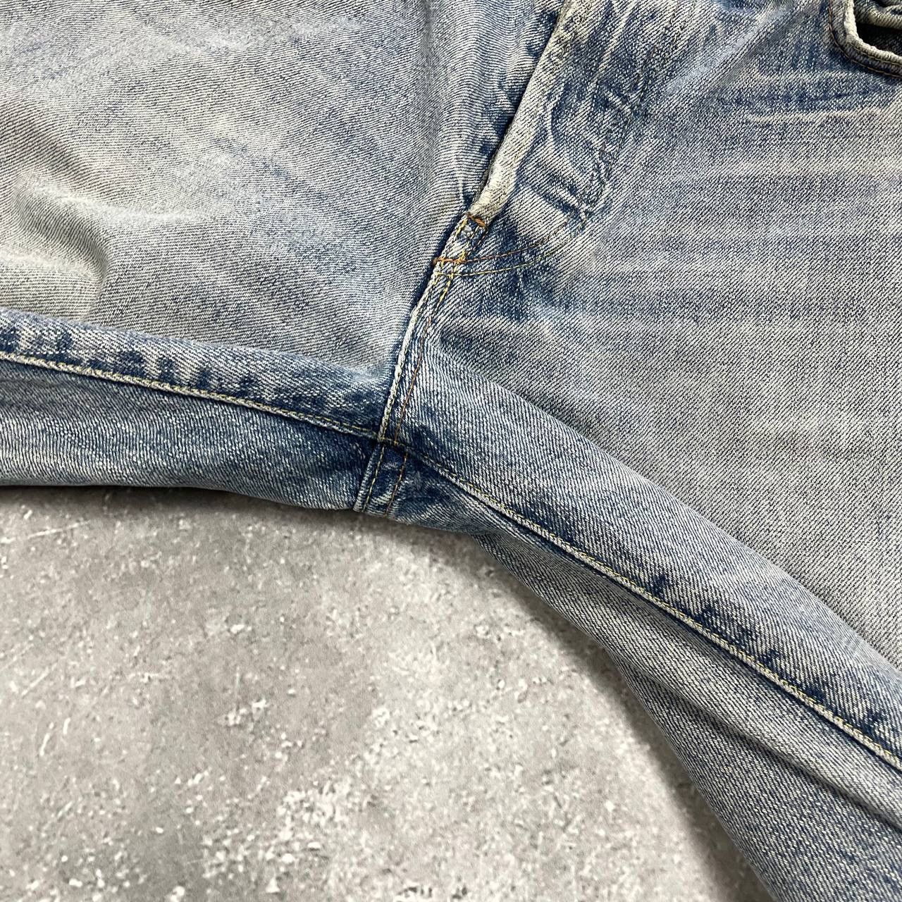The Duffer of St.George Duffer Selvedge Distressed & Stained Faded Chinch Back Jeans Size US 32 / EU 48 - 15 Thumbnail