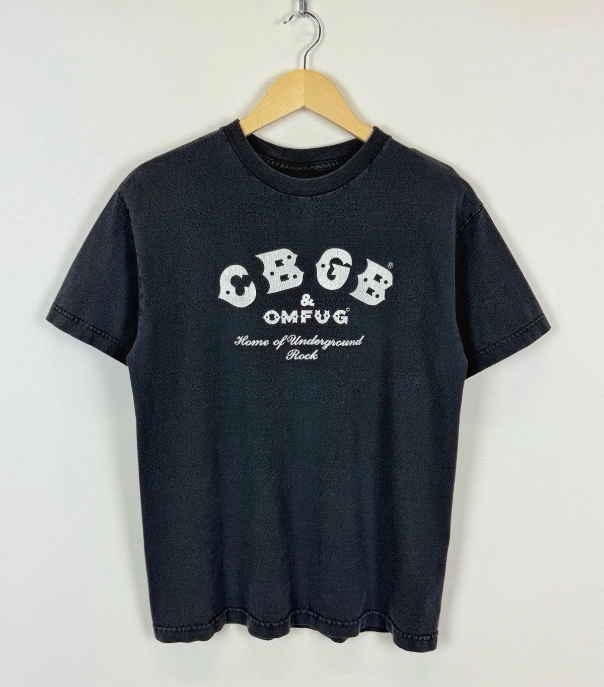 Vintage Vintage CBGB Omfug Home of Underground Rock T-Shirt Gray Top Size US M / EU 48-50 / 2 - 1 Thumbnail