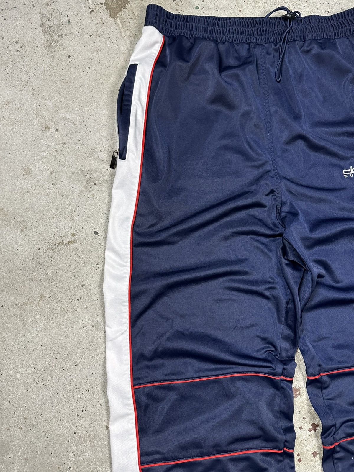 Damani Dada × Vintage Vintage 90s Dada Supreme Baggy Navy Track Pants rap hip hop Size US 34 / EU 50 - 5 Thumbnail