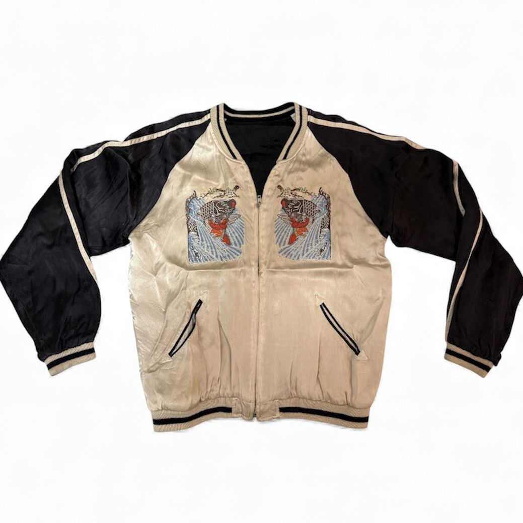 Japanese Brand 90s Sukajan Kintaro Embroidered Satin Jacket Japan M Size US M / EU 48-50 / 2 - 1 Thumbnail