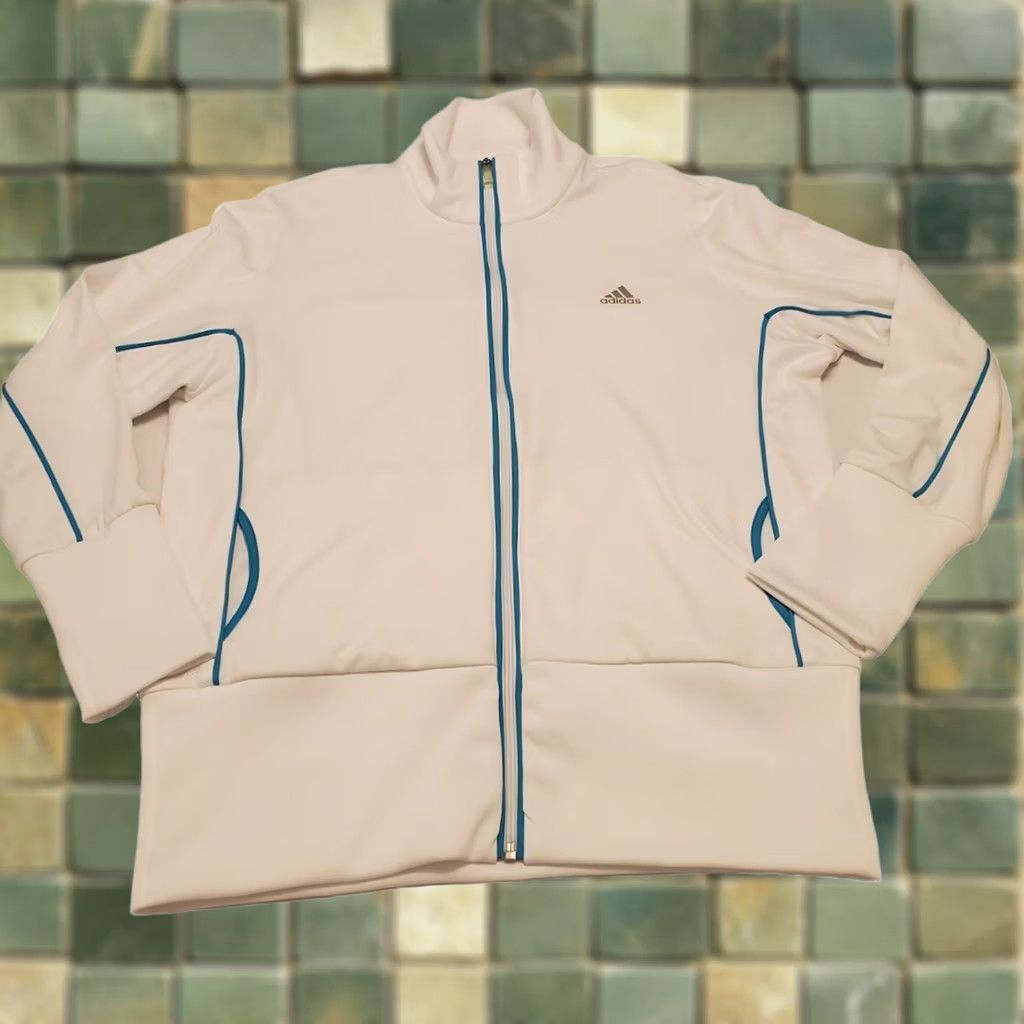 Adidas VINTAGE Adidas Supernova Clima365 Track Jacket White Womens Sz L Size L / US 10 / IT 46 - 1 Thumbnail