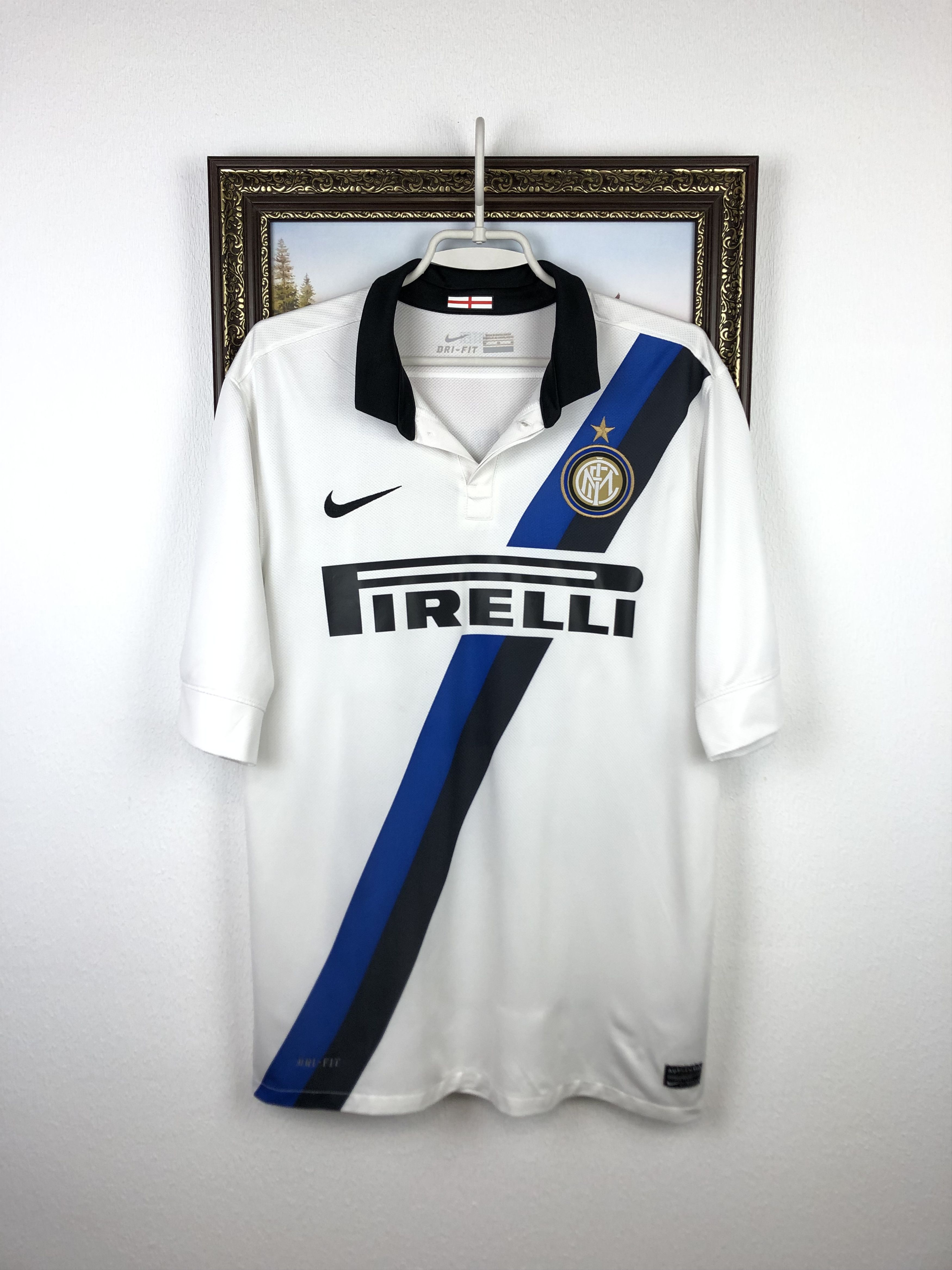Nike Inter Milan football shirt 2011 Soccer Nike Jersey Baggio Size US M / EU 48-50 / 2 - 1 Thumbnail