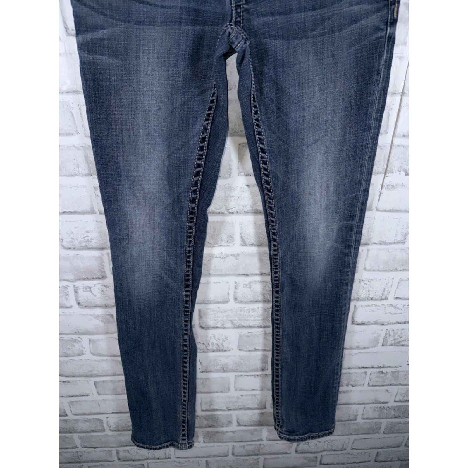 BKE BKE ALEC Jeans Straight Leg Blue Mens 28R XS 31 Blue Buckle Bke Jeans Mens 28R 31 Size US 28 / EU 44 - 4 Thumbnail