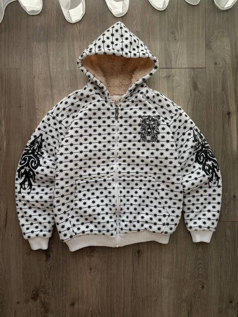 Christian Audigier × Ed Hardy × Vintage Vintage Ed Hardy Christian Audigier Style Hoodie Size US M / EU 48-50 / 2 - 4 Thumbnail