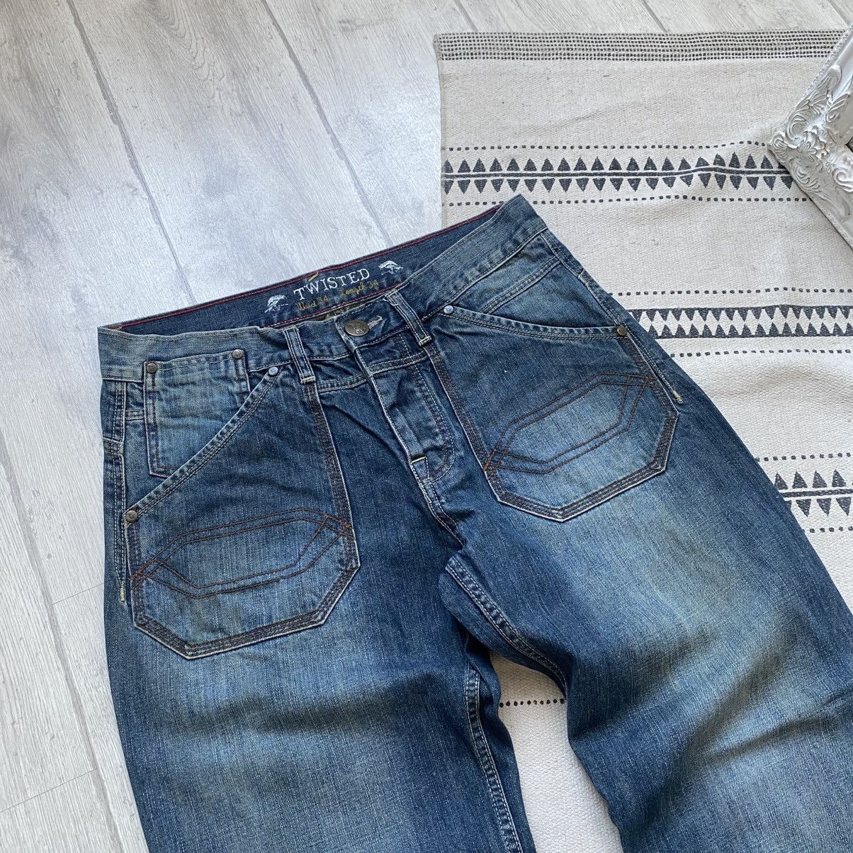 If Six Was Nine 👖 Vintage If6was9 style Avan-garde jeans japanese LGB denim Size US 32 / EU 48 - 3 Thumbnail