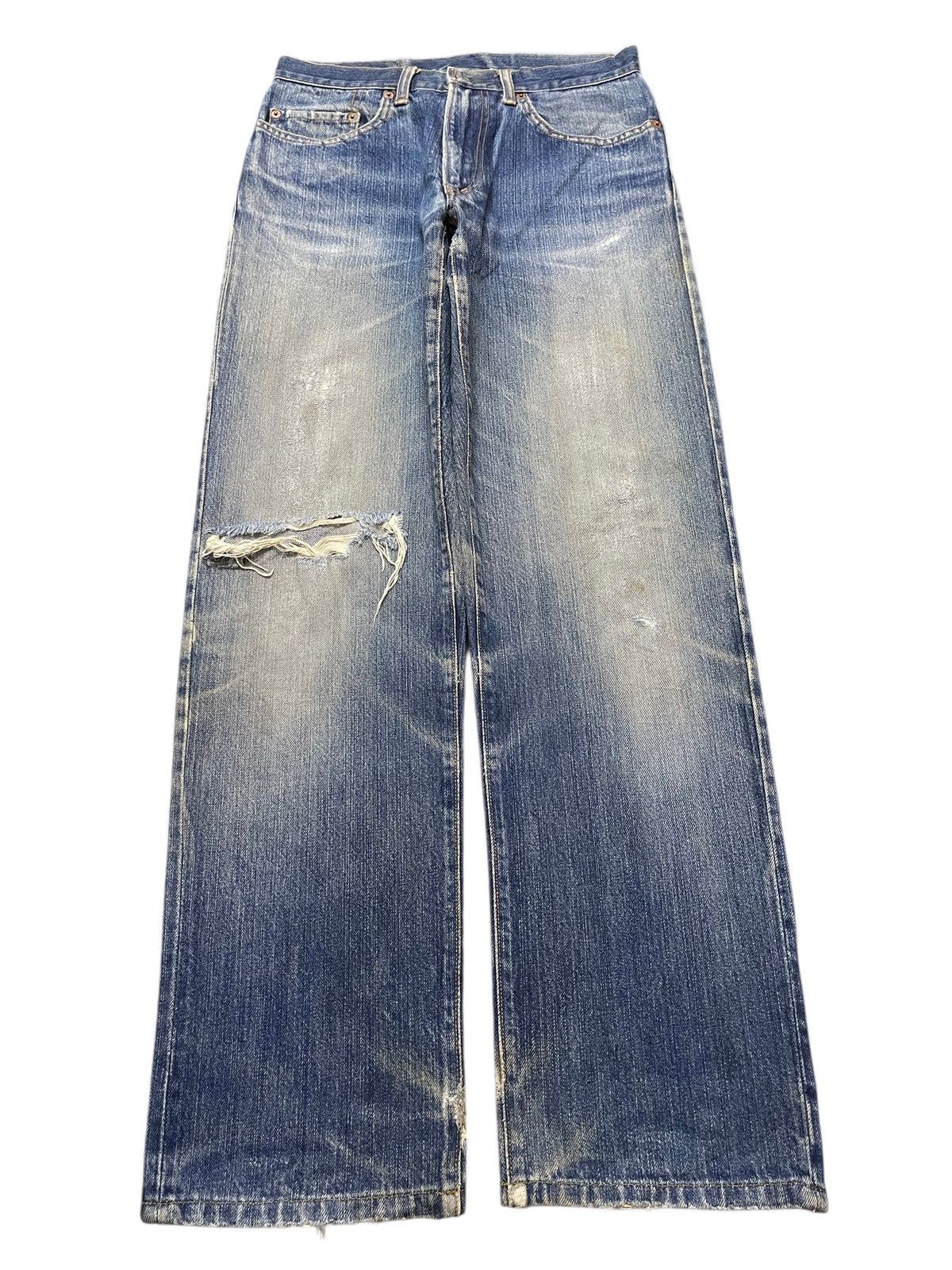 semanticdesign Vintage Japanese HR Market Mud Wash Faded Distressed Style Size US 28 / EU 44 - 1 Thumbnail