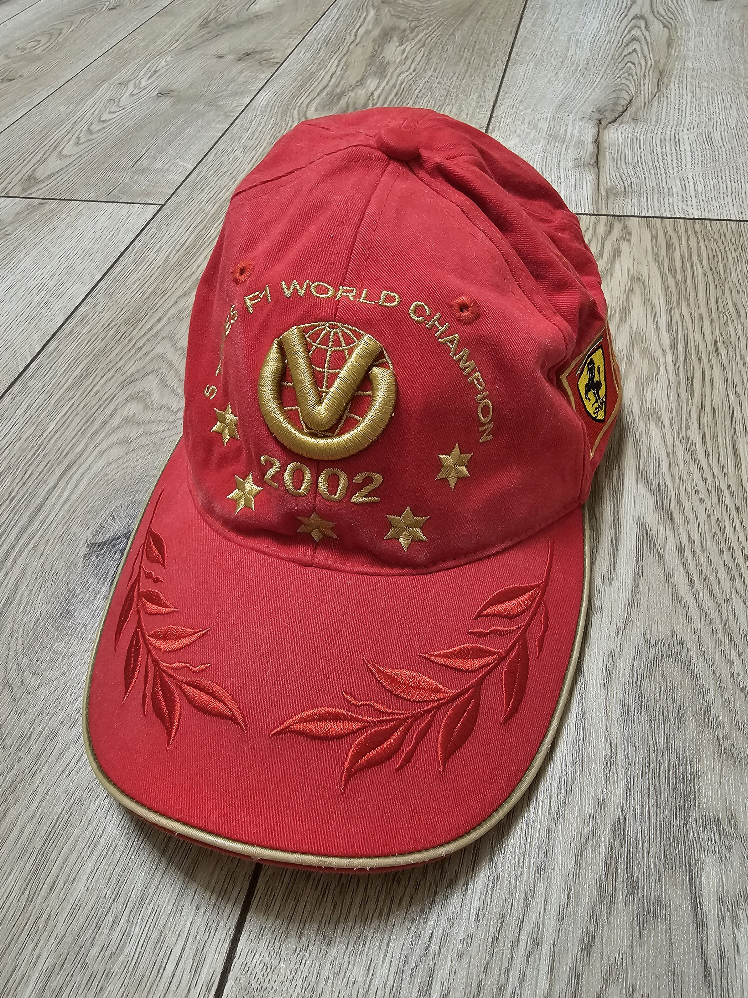 Ferrari FERRARI CAP 2002 MICHAEL SCHUMACHER CAP FORMULA 1 CAP Size ONE SIZE - 1 Thumbnail