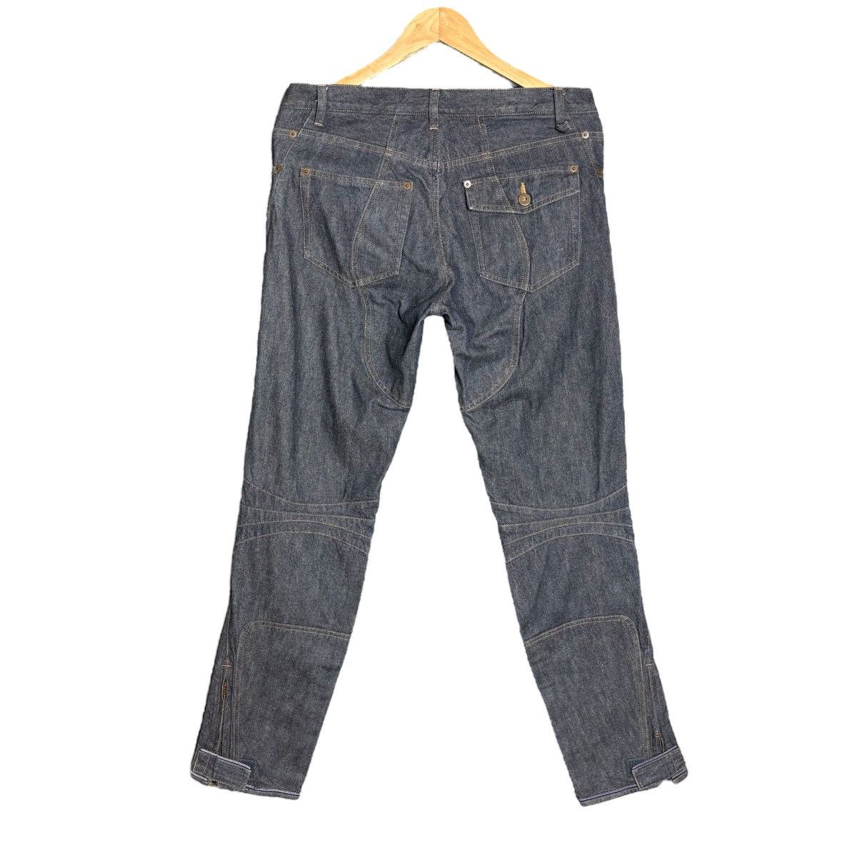 SHINICHIRO ARAKAWA Shinichiro Arakawa Biker Denim Pants Size US 34 / EU 50 - 2 Thumbnail