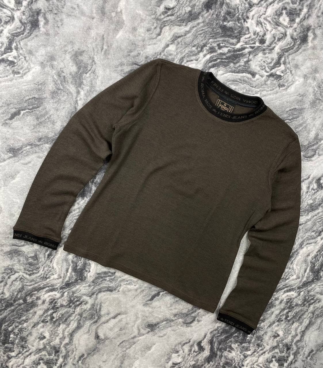 Fendi Fendi Knit Wool Sweater Monogram Logo Men Size 44 Size M / US 6-8 / IT 42-44 - 1 Thumbnail