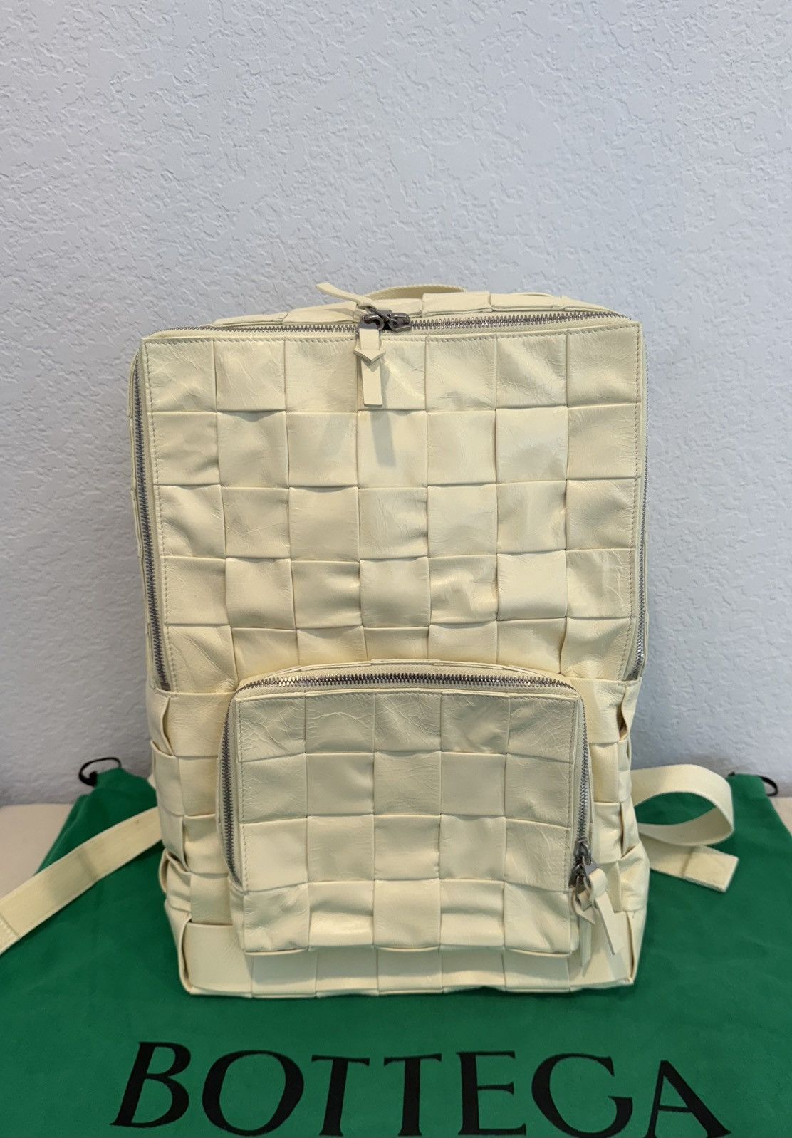 Bottega Veneta Bottega Veneta Intrecciato Cassette Backpack Size ONE SIZE - 1 Thumbnail