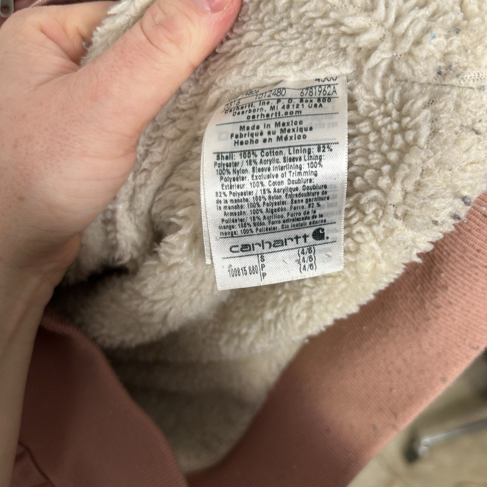 Carhartt Carhartt Sherpa-Lined Wildwood Jacket “Dried Pink Rose" Size S / US 4 / IT 40 - 12 Thumbnail