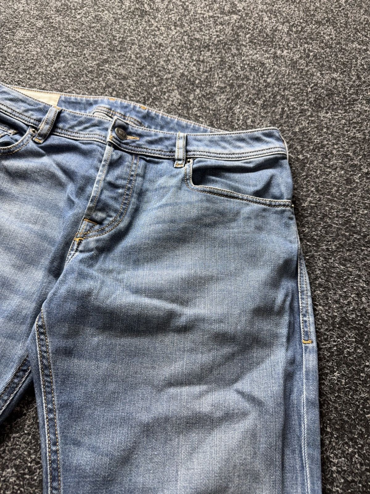 Diesel Vintage Luxury 00s Diesel Distressed Zatiny Jeans Y2K Denim Size US 33 - 9 Thumbnail