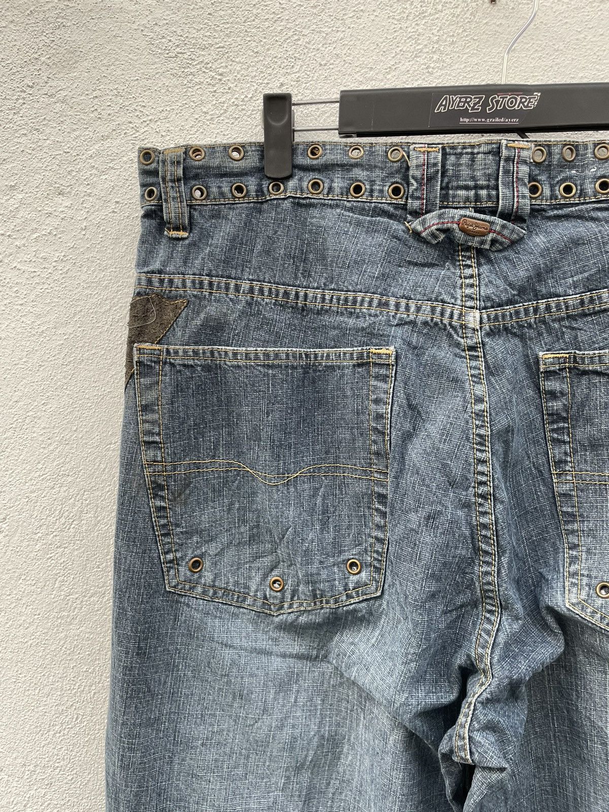 Pelle Pelle Vintage Y2K Pepe Baggy Jeans Size US 36 / EU 52 - 15 Thumbnail