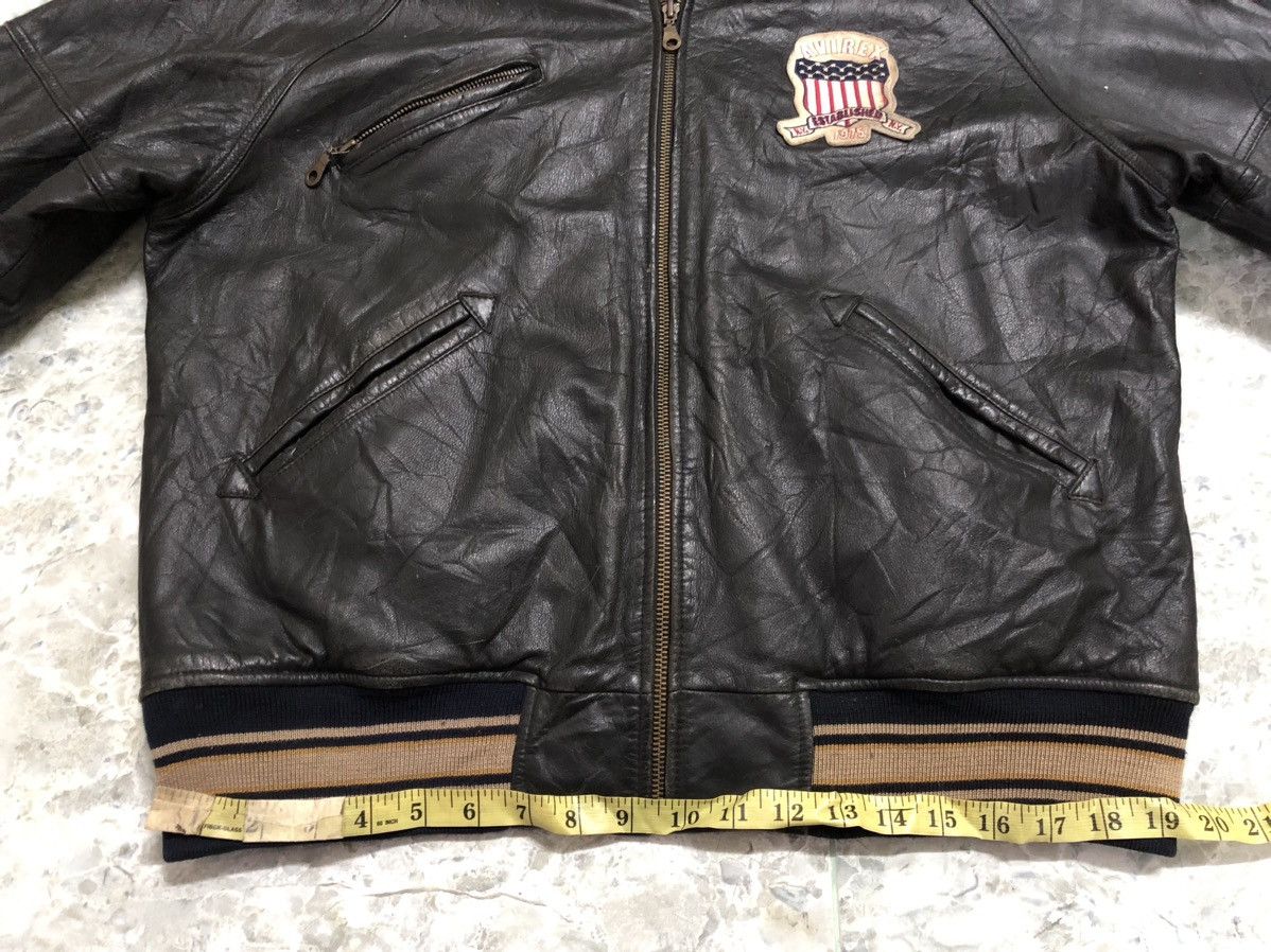 Avirex × Rap Tees 🔥 RARE VINTAGE ICON AVIREX VARSITY LEATHER JACKET Size US L / EU 52-54 / 3 - 20 Thumbnail
