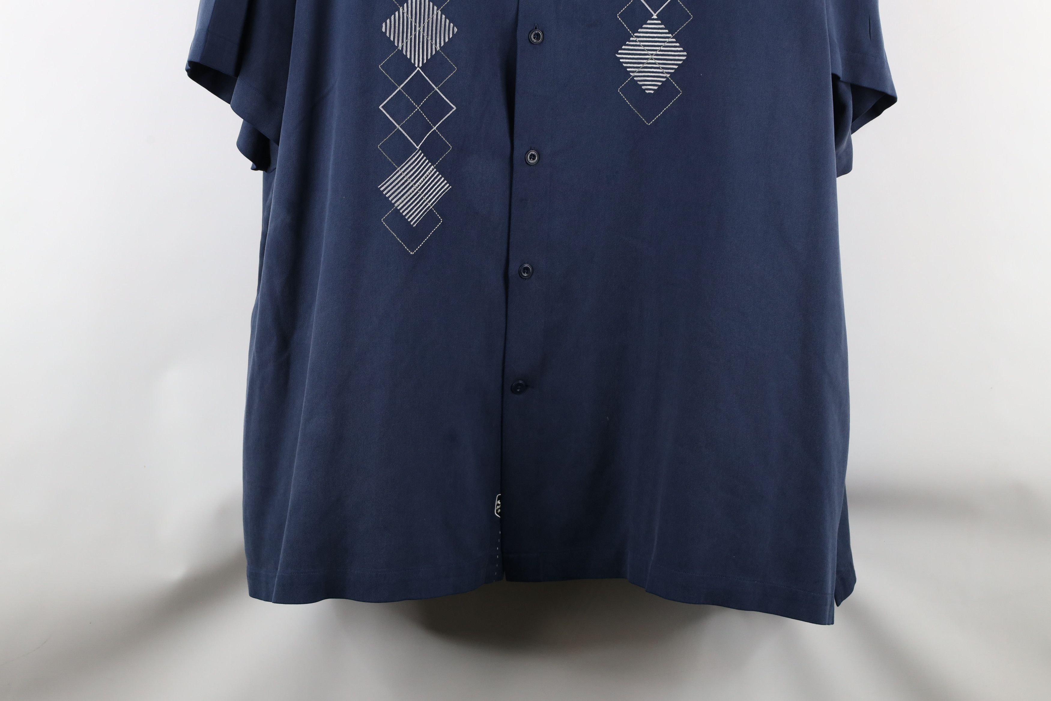 Nat Nast × Vintage Vintage Nat Nast Luxury Originals Diamond Button Shirt Size US XXL / EU 58 / 5 - 3 Thumbnail