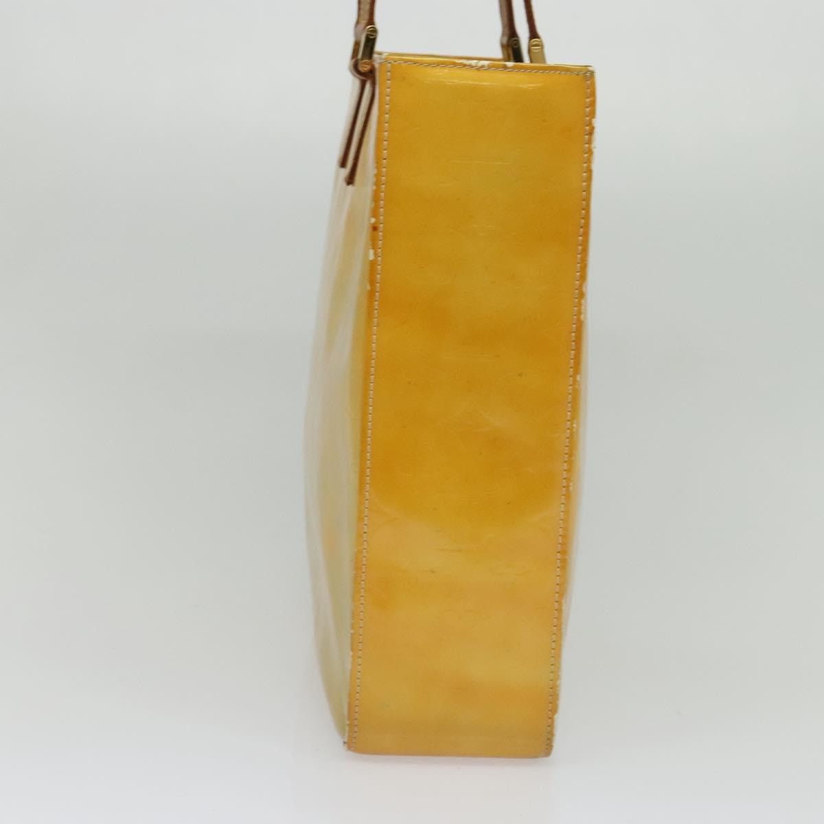 Louis Vuitton LOUIS VUITTON Monogram Vernis Columbus Tote Bag Gris M91028 Size ONE SIZE - 4 Thumbnail