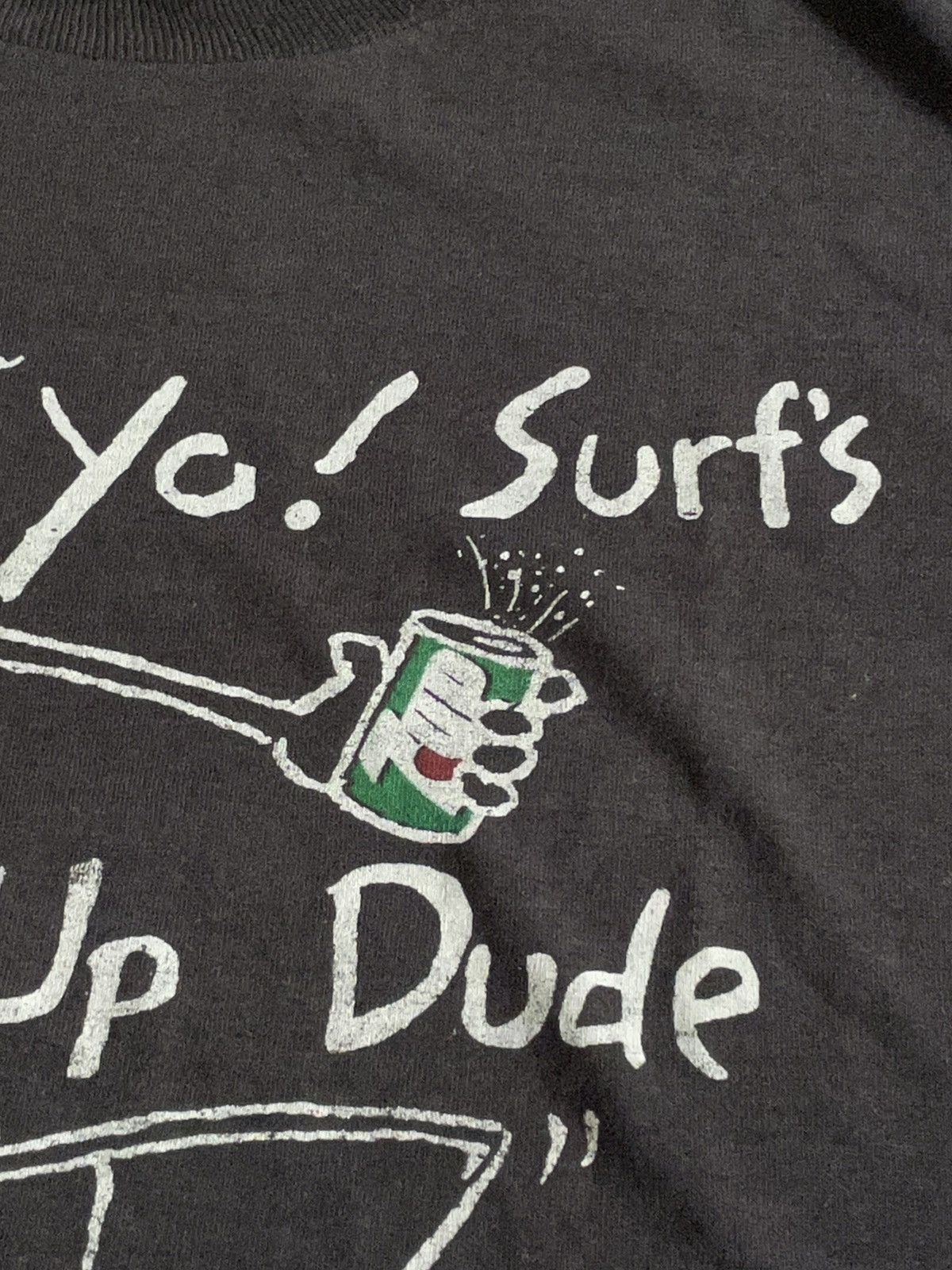 Cartoon Network × Vintage Vintage 1985 Fido Dido 7up T-Shirt Surf Humor Promo Art RARE Size US L / EU 52-54 / 3 - 7 Thumbnail