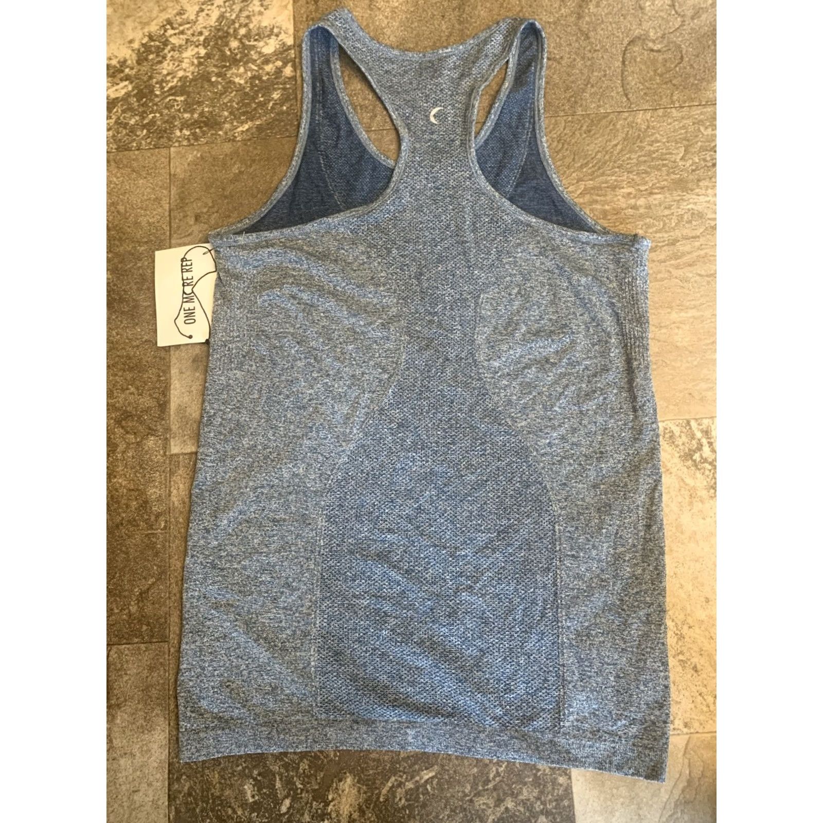 Vintage NWT ZYIA ACTIVE Large Blue Workout Racerback Tank Top - Womens Size L / US 10 / IT 46 - 6 Thumbnail
