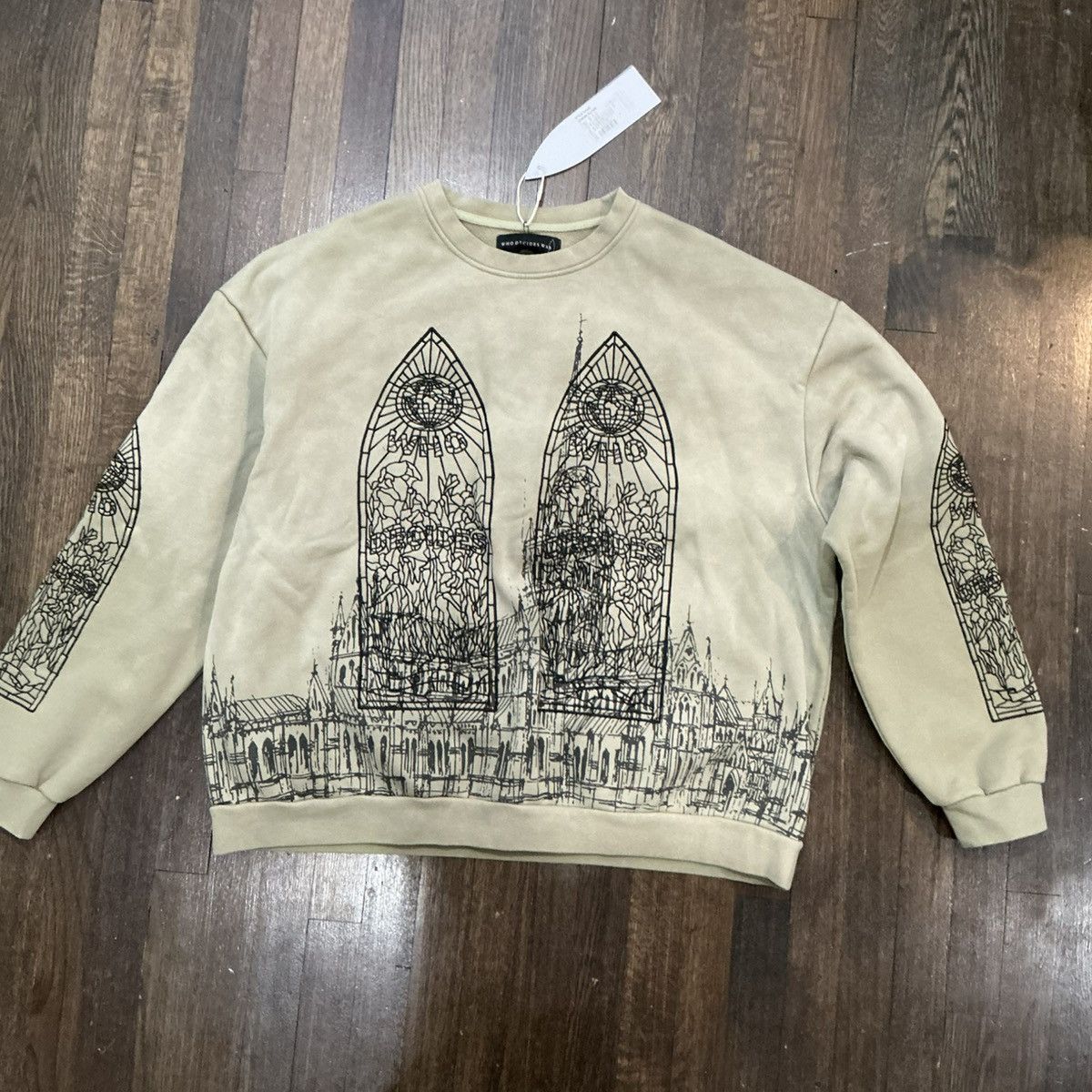 Who Decides War Who Decided War Cathedral Pullover Size US XXL / EU 58 / 5 - 2 Thumbnail