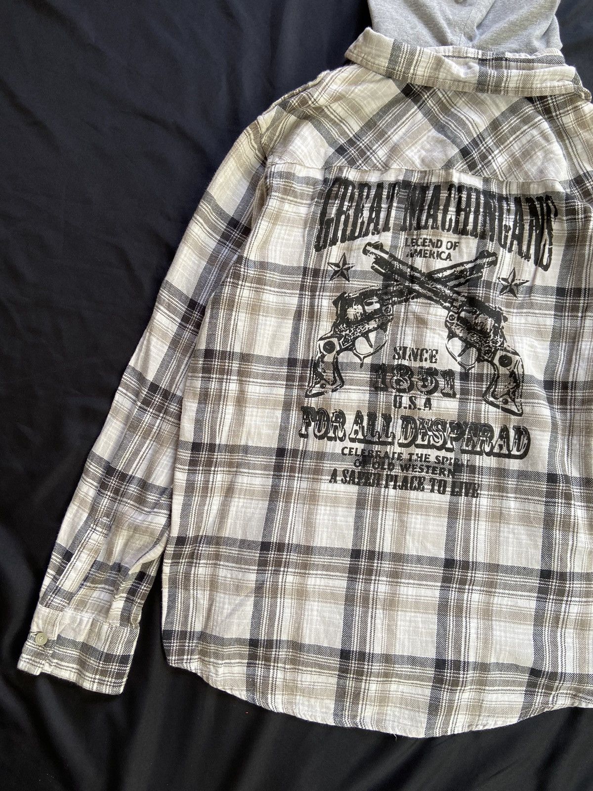 If Six Was Nine GREAT MACHINE GANS FOR ALL DESPERAD BUTTON DOWN JUMPER STYLE Size US S / EU 44-46 / 1 - 11 Thumbnail
