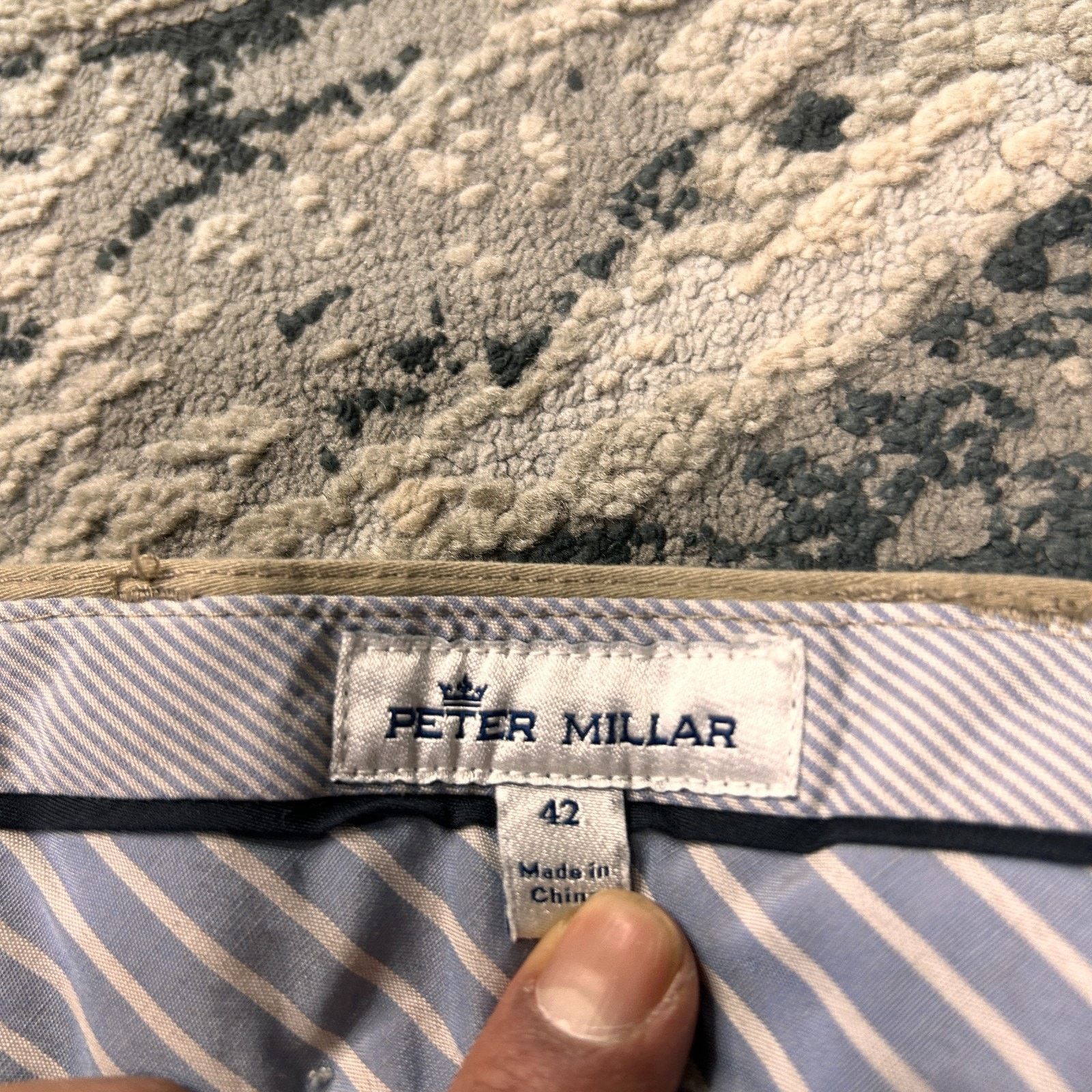 Peter Millar Peter Millar Chino Pants Men 42 Khaki Stretch Straight Leg Size US 42 / EU 58 - 7 Thumbnail