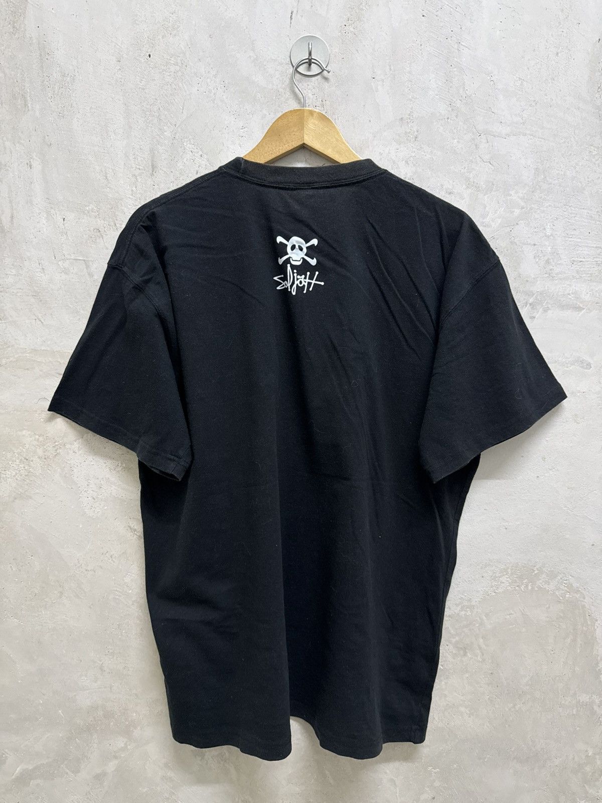 Japanese Brand 2000s Soljah Skateboarding Skull Graphic Tee Size US XL / EU 56 / 4 - 3 Thumbnail