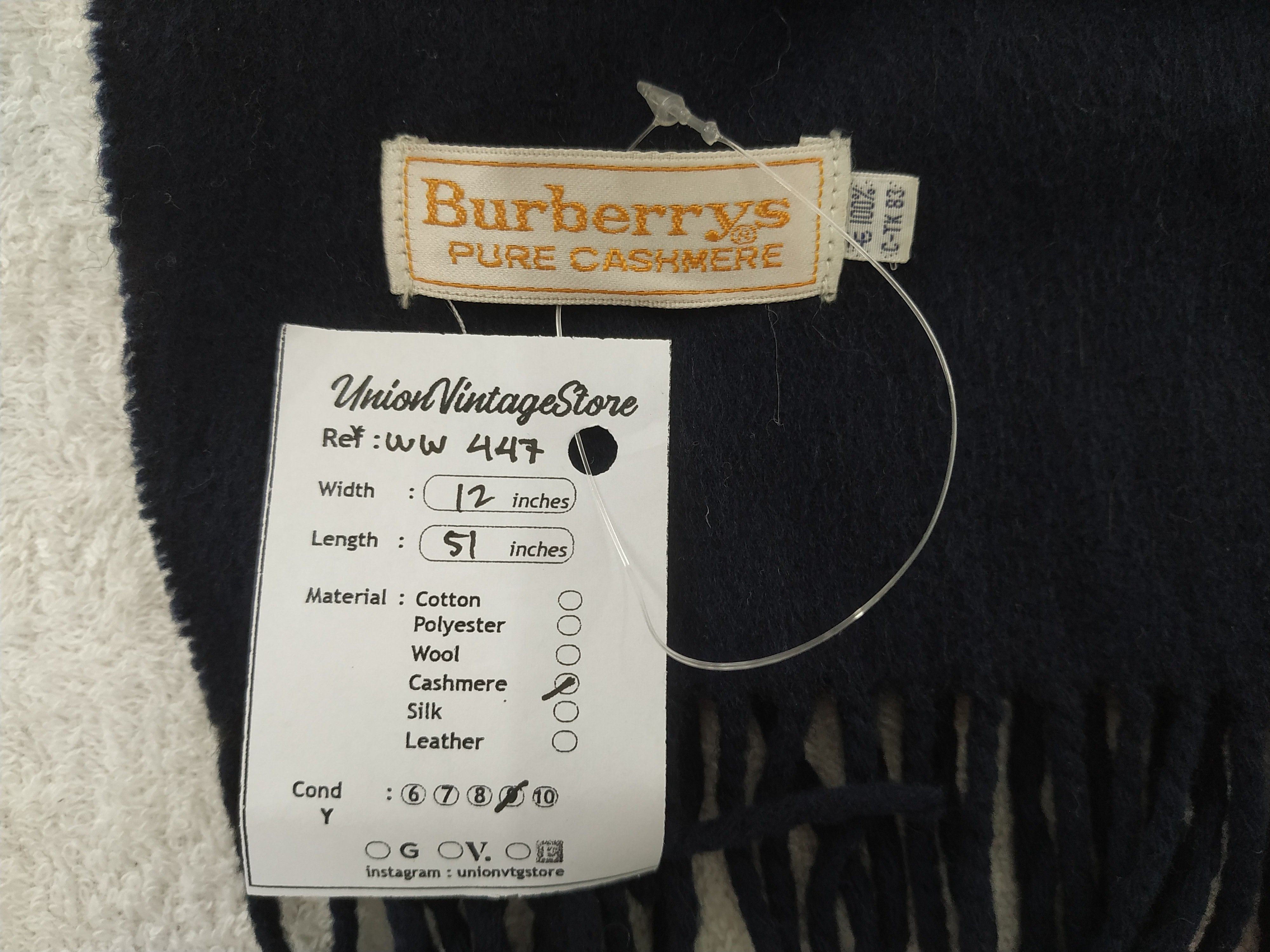 Burberry × Vintage Burberry Scarf / Muffler / Neckwear - WW447 Size ONE SIZE - 7 Thumbnail