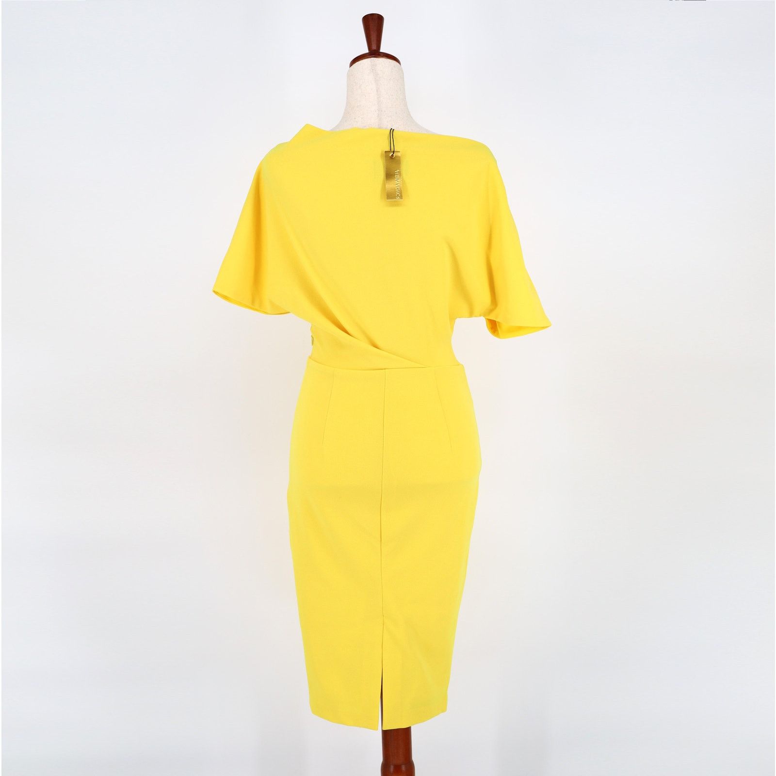 The Unbranded Brand Alexia Admor Women Draped One-Shoulder Dress Size XS Size XS / US 0-2 / IT 36-38 - 6 Thumbnail