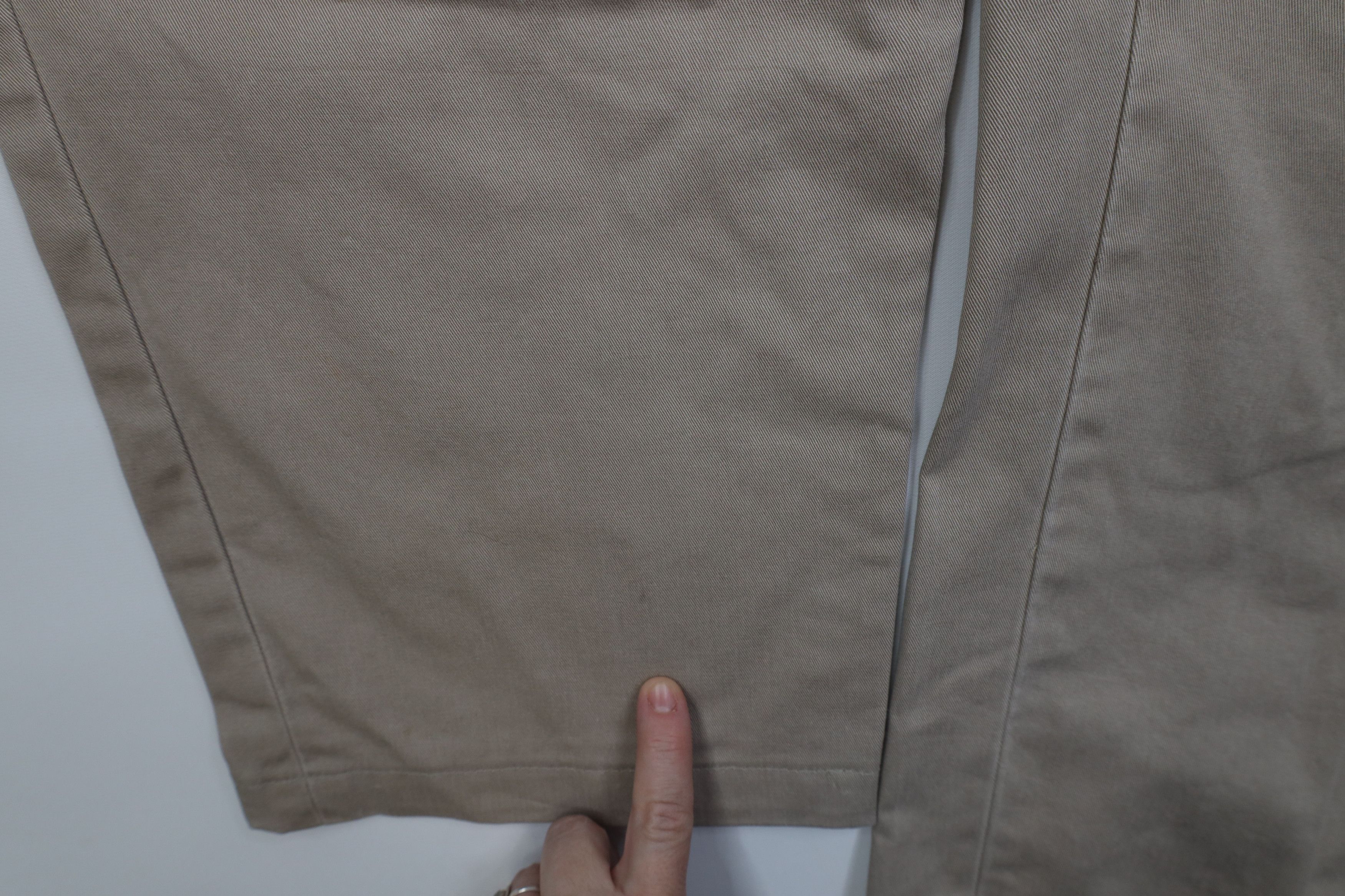 Ralph Lauren Vinage 90s Ralph Lauren Wide Leg Chino Pants Beige Cotton Size US 36 / EU 52 - 6 Thumbnail