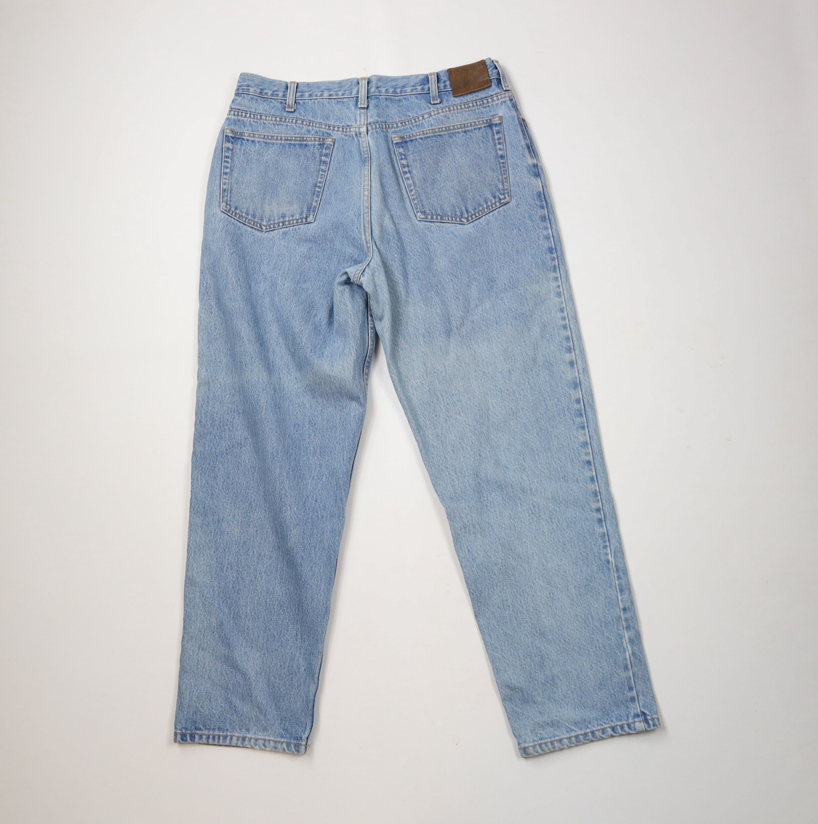 Lands' End × Vintage Vintage 90s Lands End Relaxed Tapered Leg Denim Jeans Blue Size US 36 / EU 52 - 9 Thumbnail