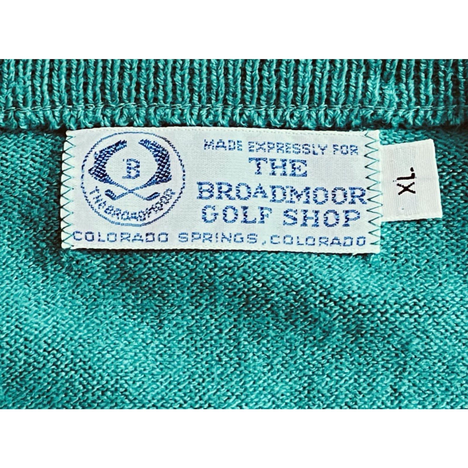 Vintage VINTAGE The Broadmoor Golf Shop Sweater Vest Men’s XL Green 90s Size US XL / EU 56 / 4 - 4 Thumbnail
