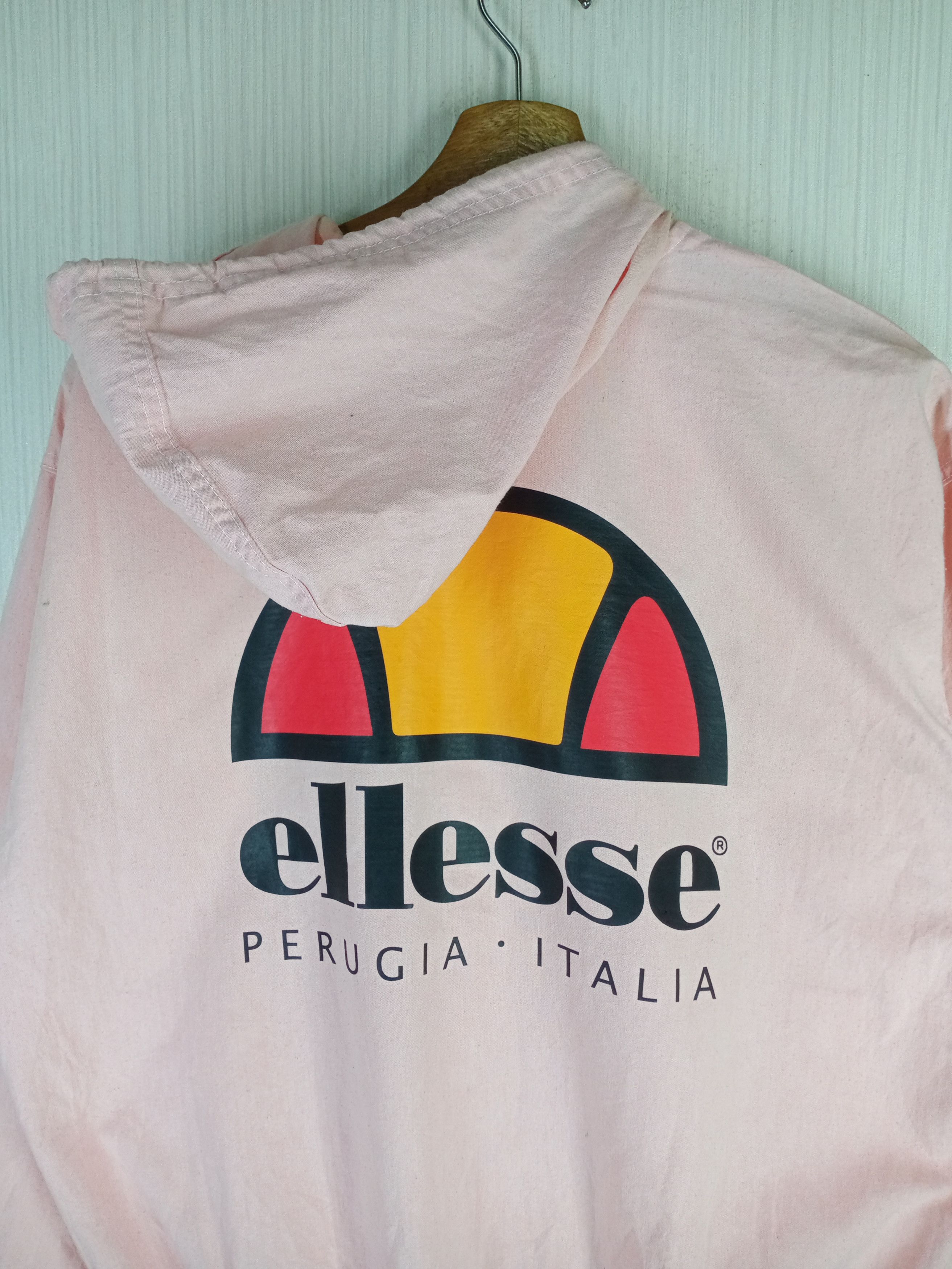 Ellesse Vintage 90s Ellesse Perugia Italia Big Logo Hoodie Jacket Size US M / EU 48-50 / 2 - 5 Thumbnail