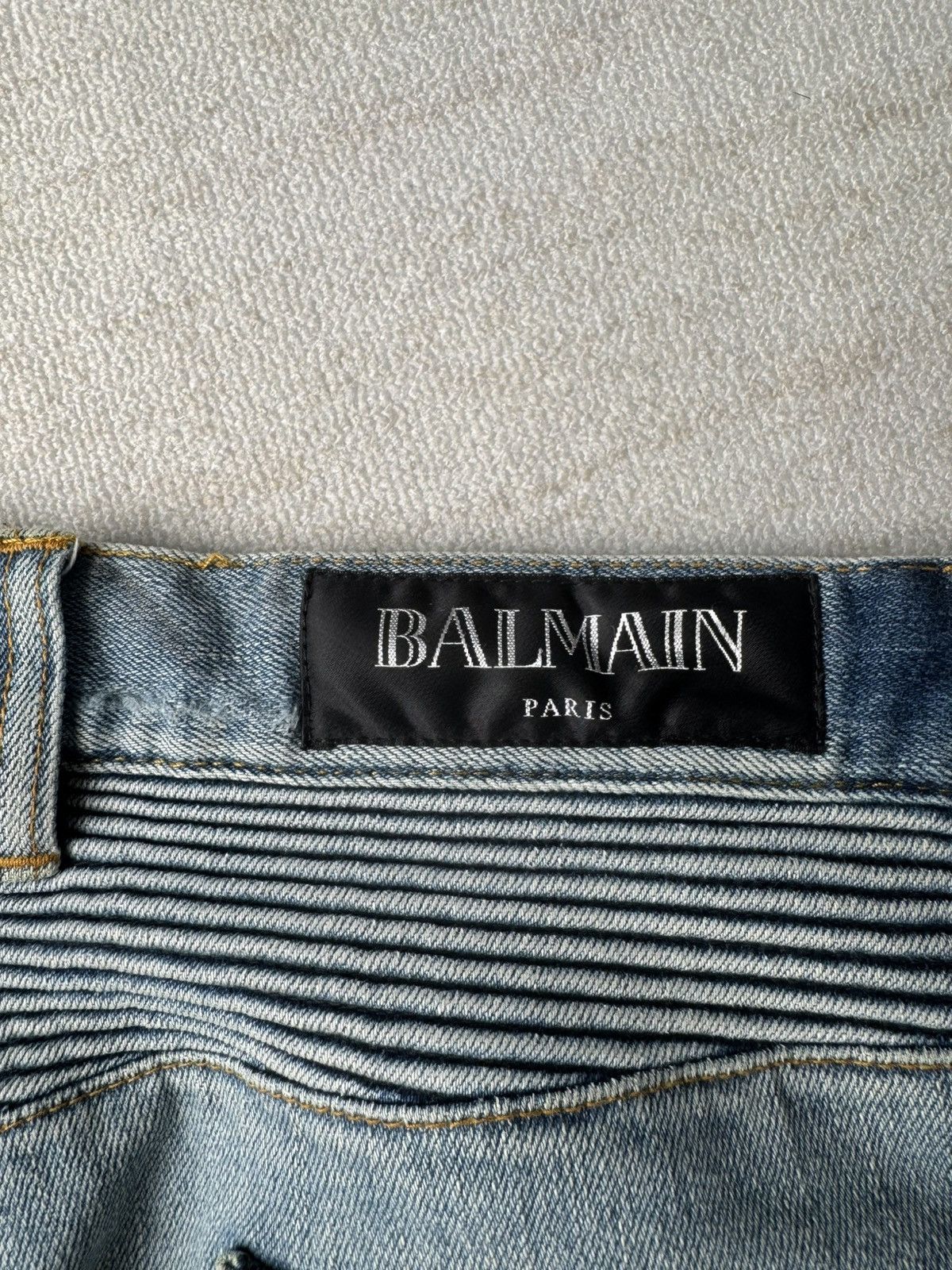 Balmain Biker jeans 32 Size US 32 / EU 48 - 9 Thumbnail