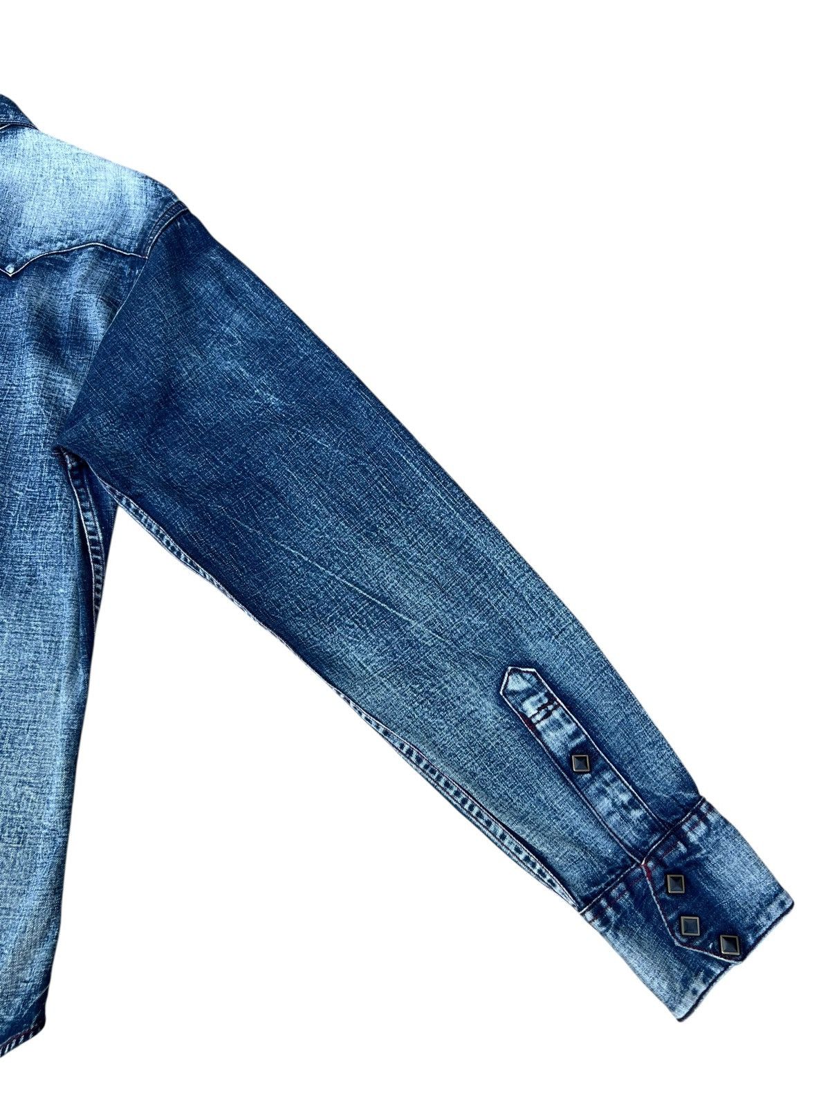 Levi's 2001 Levi’s Red Tab Slim Denim Western Shirt Snap Button Size US L / EU 52-54 / 3 - 23 Thumbnail
