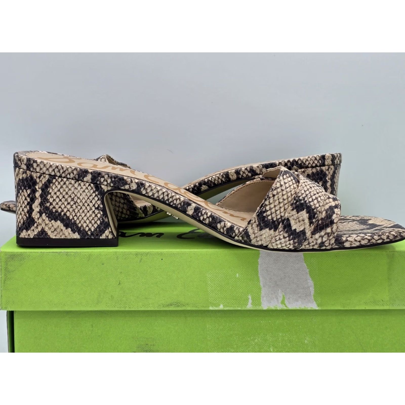 Sam Edelman Sam Edelman Wilma Womens Heels Roccia Sz 9 M Snake Skin Beige Roccia Wilma Womens Heels 9 M Shoes Female Mens? Size US 9 / IT 39 - 6 Thumbnail