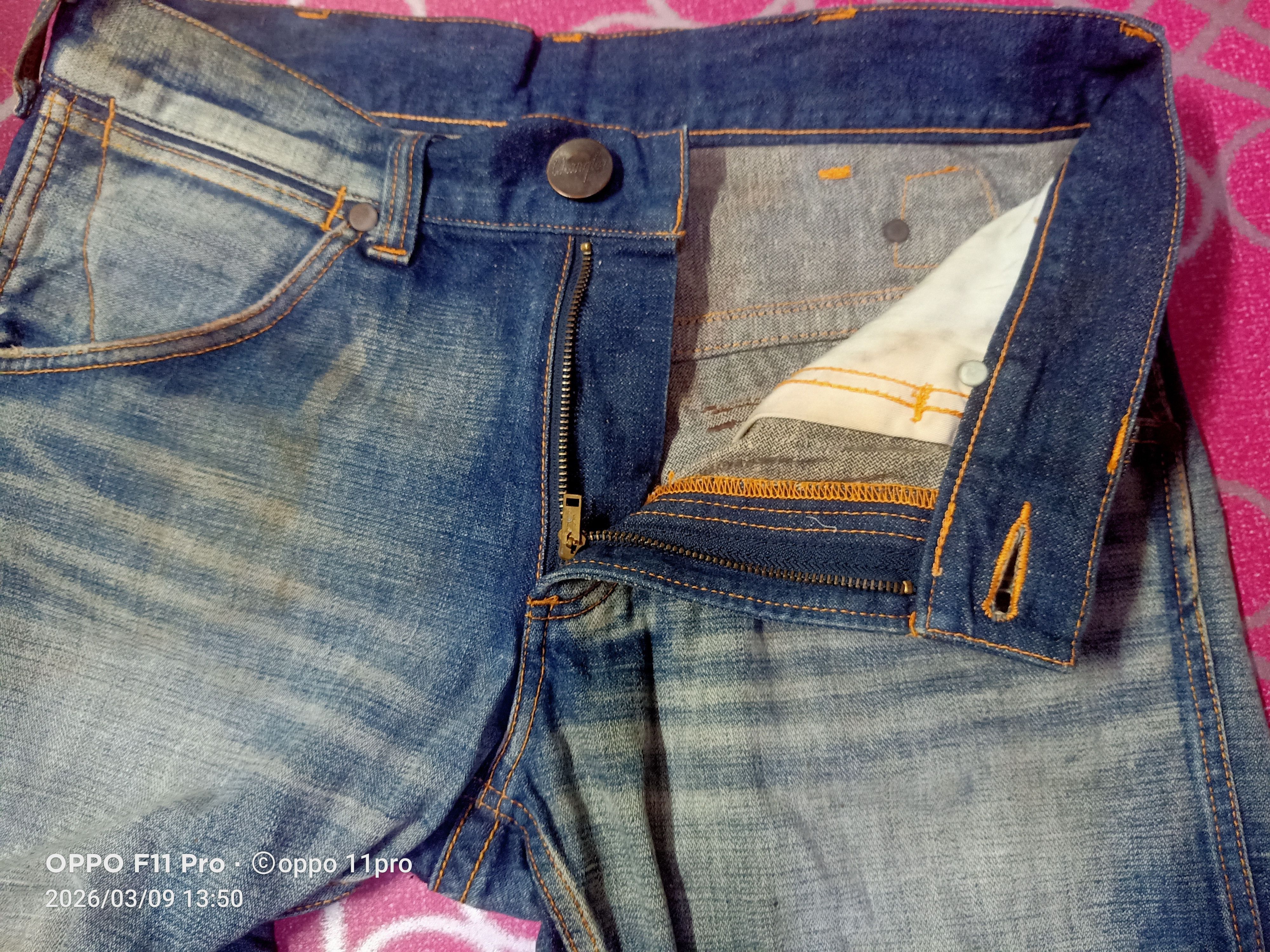 If Six Was Nine 💥Wrangler MudWash BuckleBack Denim 35X25💥 Size US 35 - 12 Thumbnail