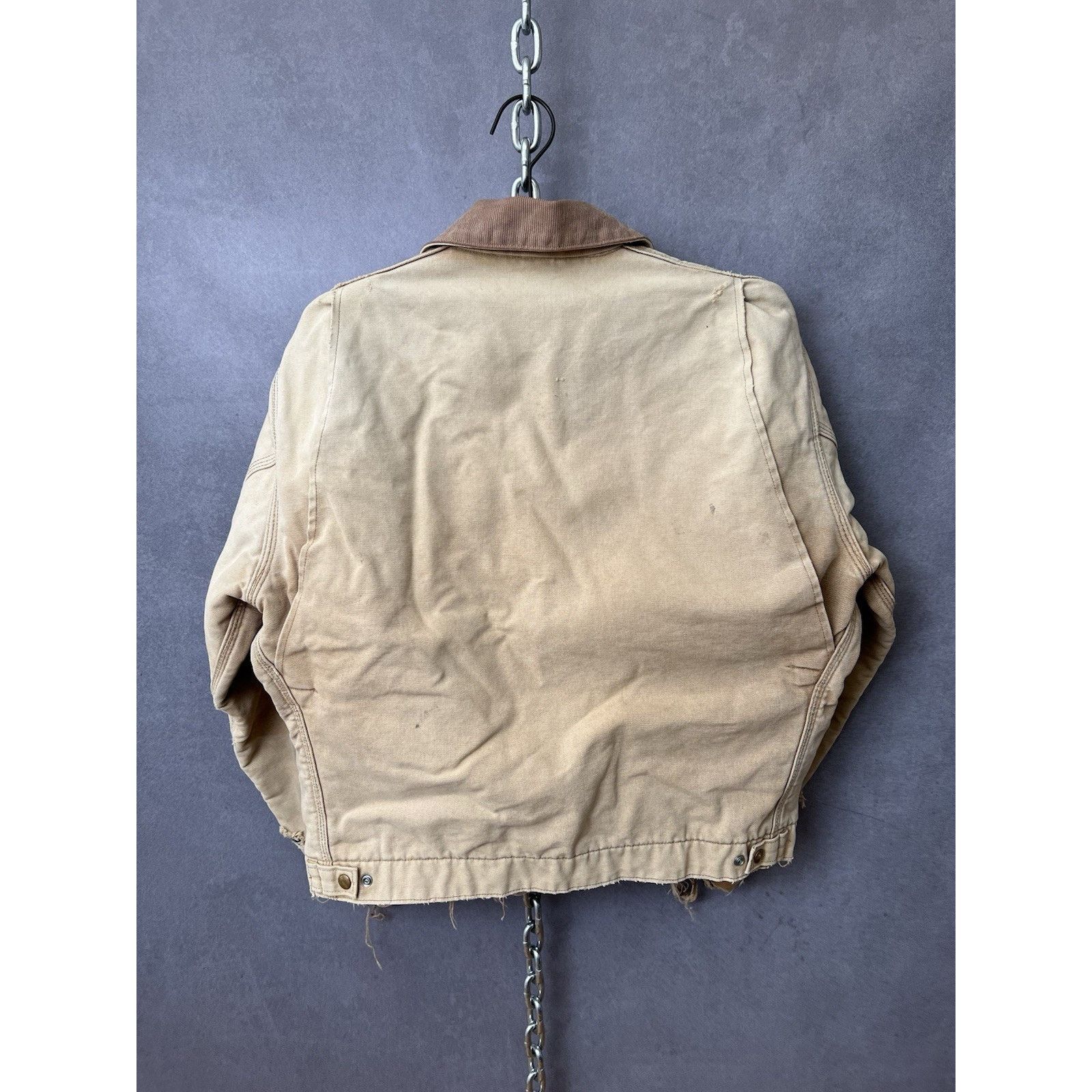 Carhartt Vintage CARHARTT J01 Brown Detroit Blanket Lined Jacket Size US L / EU 52-54 / 3 - 2 Thumbnail