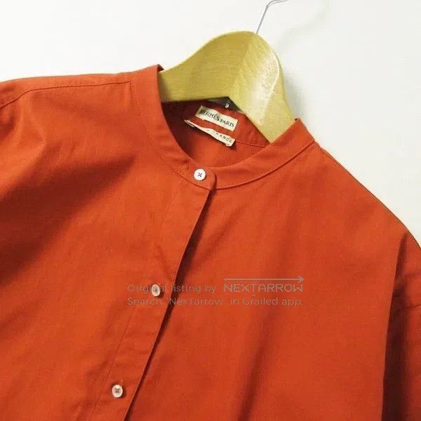 Hermes Hermes Orange tied shirt Size XS / US 0-2 / IT 36-38 - 2 Thumbnail