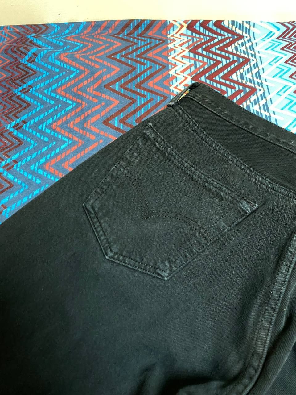 Levi's × Vintage Vintage 90s Levi's 501 Black Denim Opium Jeans Size US 34 / EU 50 - 19 Thumbnail