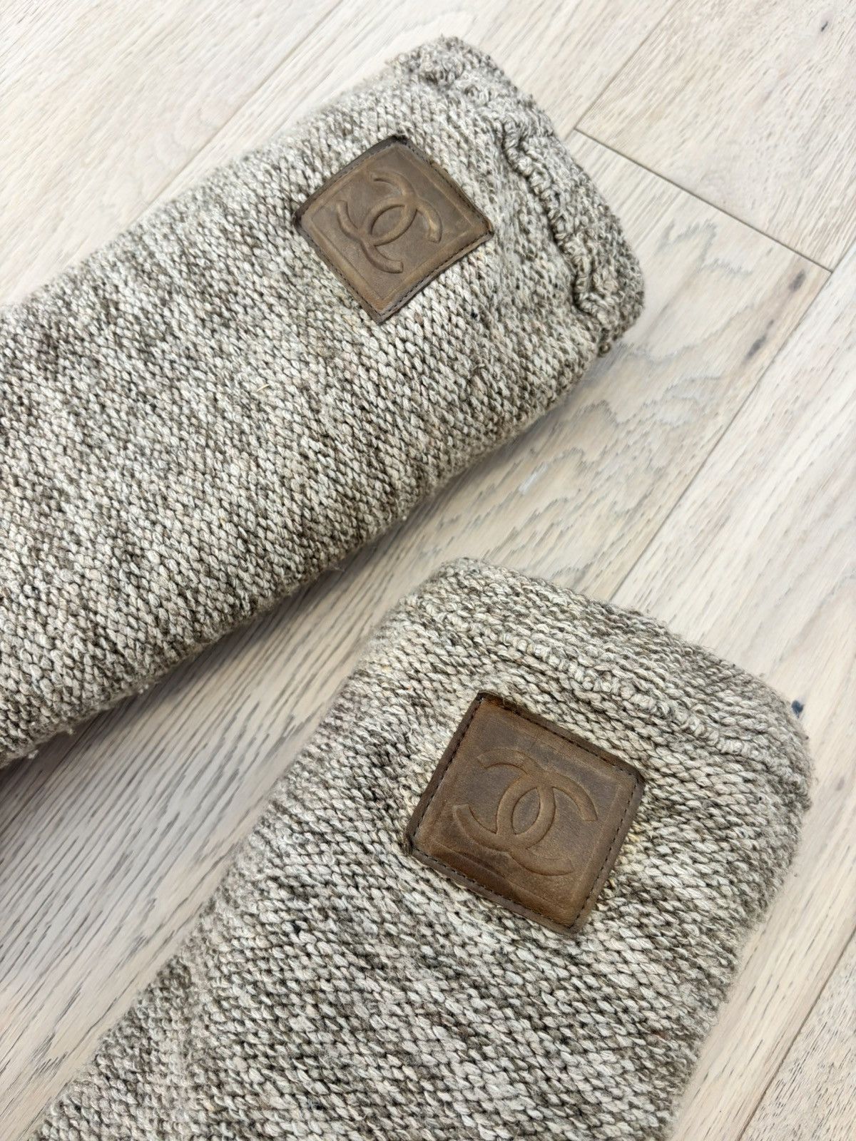 Chanel Chanel Rare Women’s High Wool And Leather Boots Size US 6 / IT 36 - 2 Thumbnail