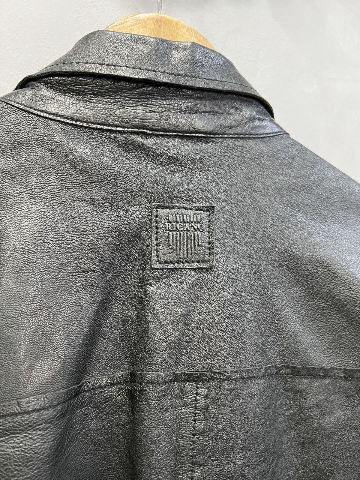 Other Reversible leather jacket y2k button up rick owens style Size US M / EU 48-50 / 2 - 10 Thumbnail