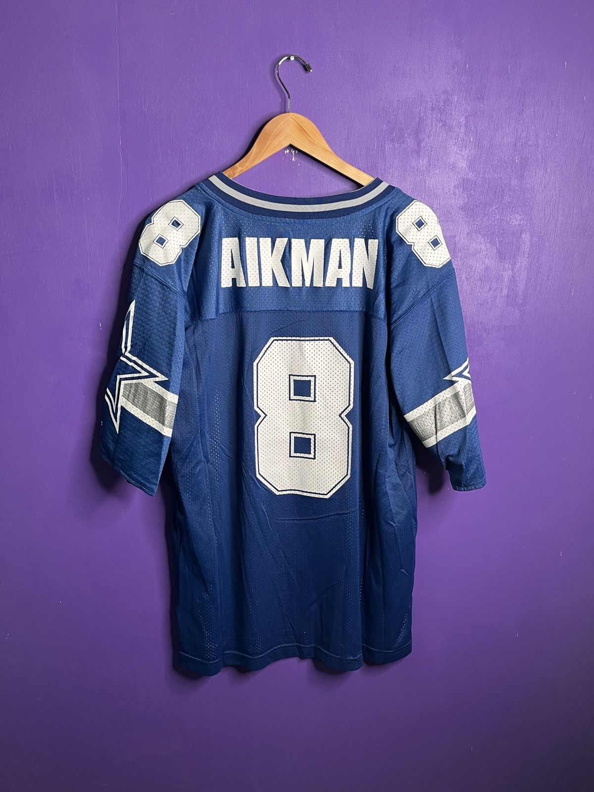 NFL × Vintage Vintage 90s Dallas cowboys Troy Aikman reversible jersey Size US XL / EU 56 / 4 - 2 Thumbnail