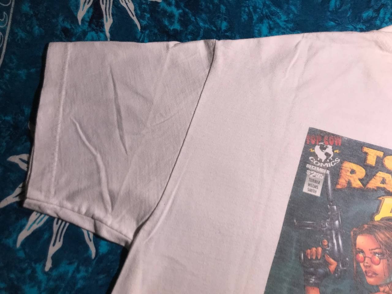 Vintage VINTAGE 97s TOMB RAIDER WITCHBLADE Shirts LARA CROFT COMICS Size US M / EU 48-50 / 2 - 22 Thumbnail