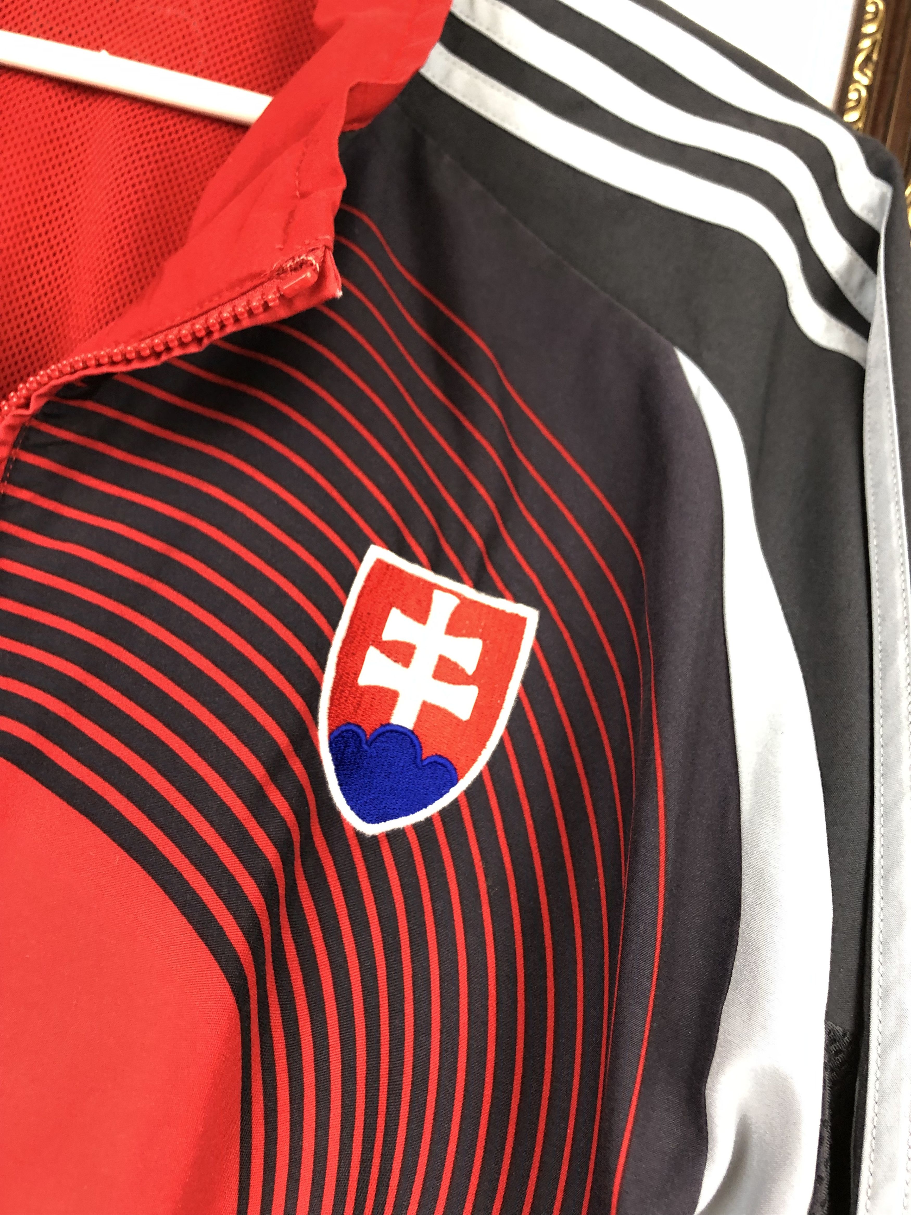 Adidas × Vintage Vintage Adidas Slovakia Football Jacket Soccer Track Size US M / EU 48-50 / 2 - 3 Thumbnail