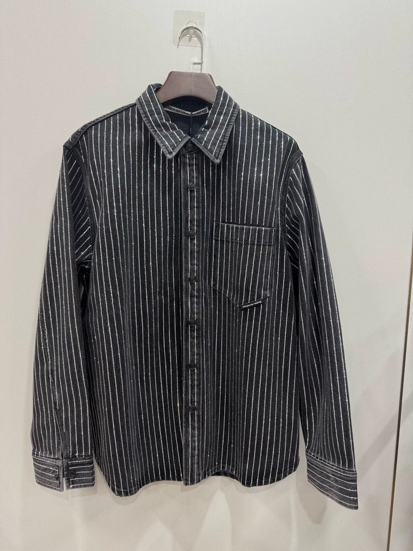 Alexander Wang Alexander Wang Men's Striped Shirt Size US S / EU 44-46 / 1 - 1 Thumbnail